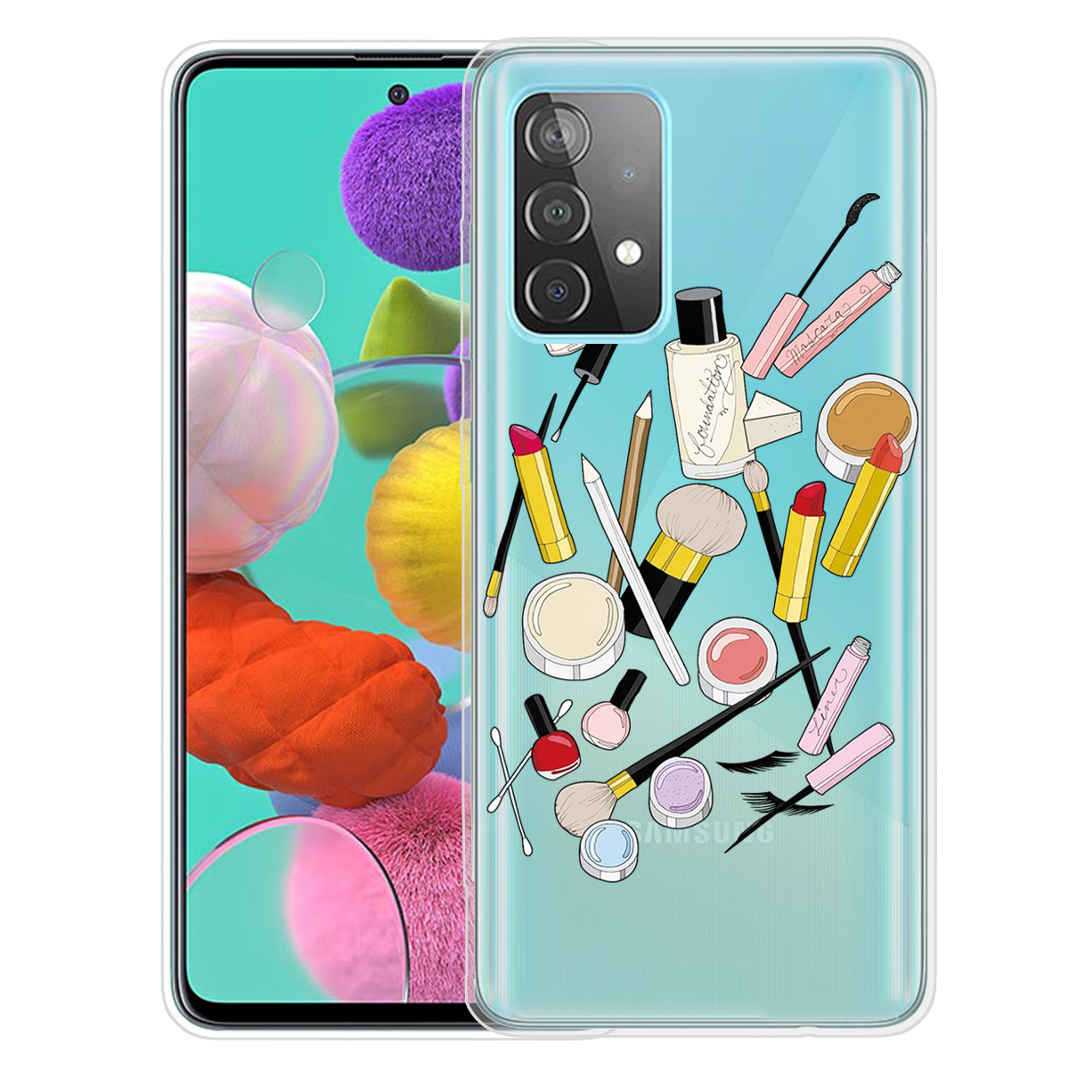 IMD Pattern Drop Resistant TPU Phone Case for Samsung Galaxy A72 4G/5G - Makeups, Galaxy A72 5G
IMD Pattern Drop Resistant TPU Phone Case for Samsung Galaxy A72 4G/5G - Makeups, Galaxy A72 5G