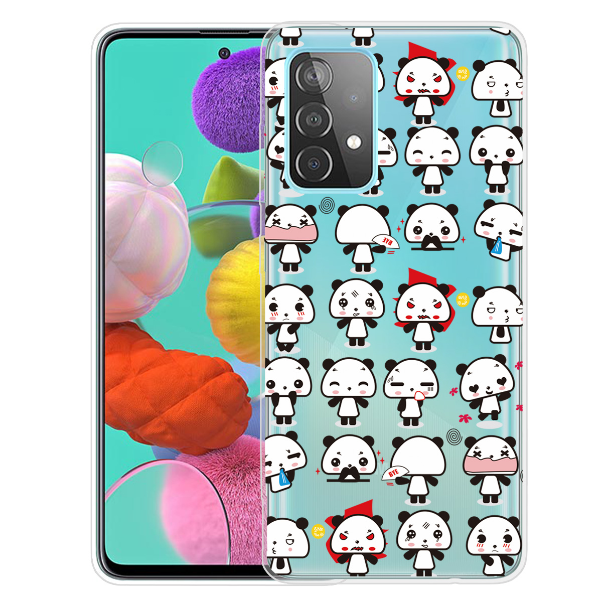 Падение Устойчивостойкая Печать Photion TPU Чехол Для Samsung Galaxy A72 4G / 5G - Маленькие Панды, Galaxy A72 5G
Падение Устойчивостойкая Печать Photion TPU Чехол Для Samsung Galaxy A72 4G / 5G - Маленькие Панды, Galaxy A72 5G