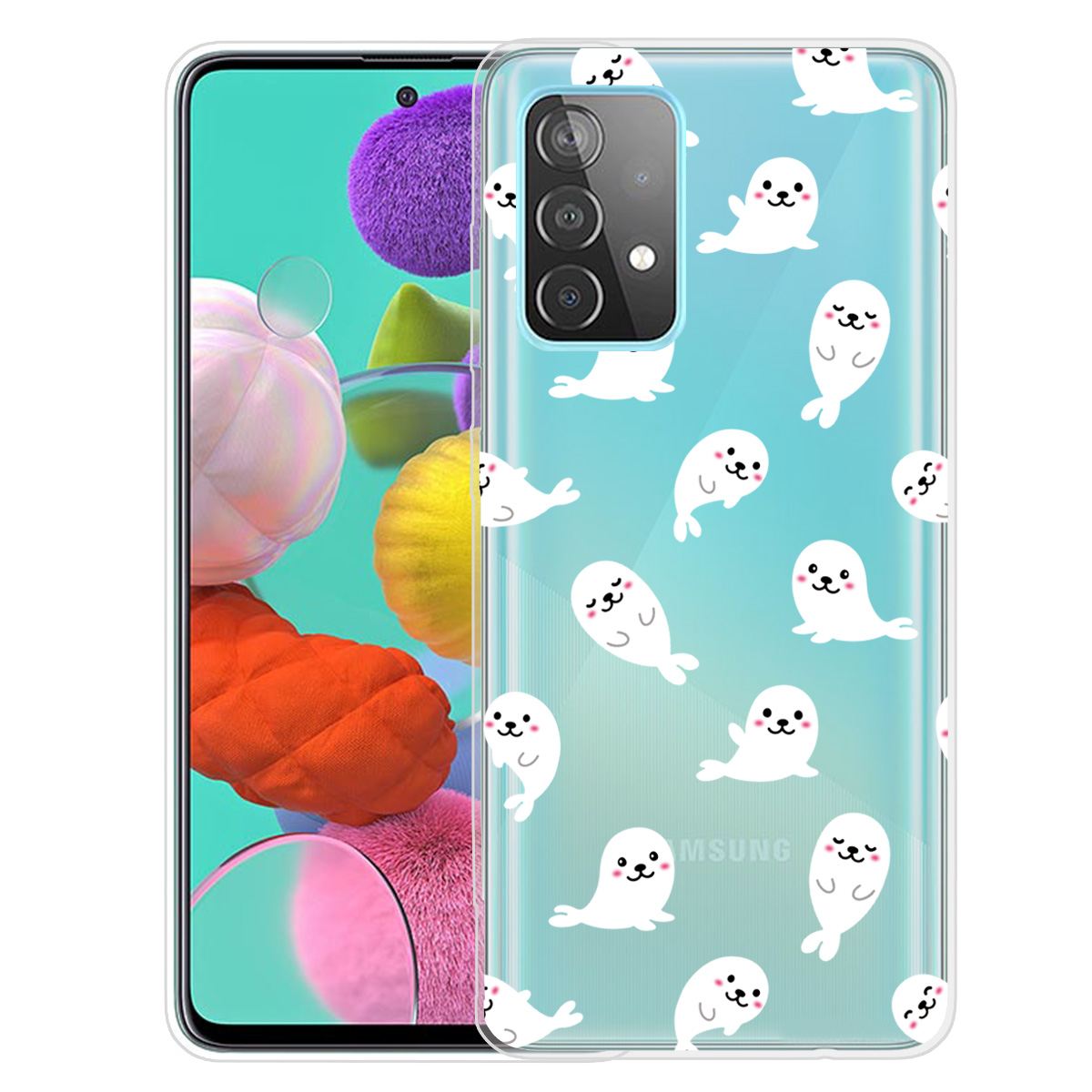 Падение Устойчивостойкая Печать Photion TPU Чехол Для Samsung Galaxy A72 4G / 5G - Тюлень
Падение Устойчивостойкая Печать Photion TPU Чехол Для Samsung Galaxy A72 4G / 5G - Тюлень