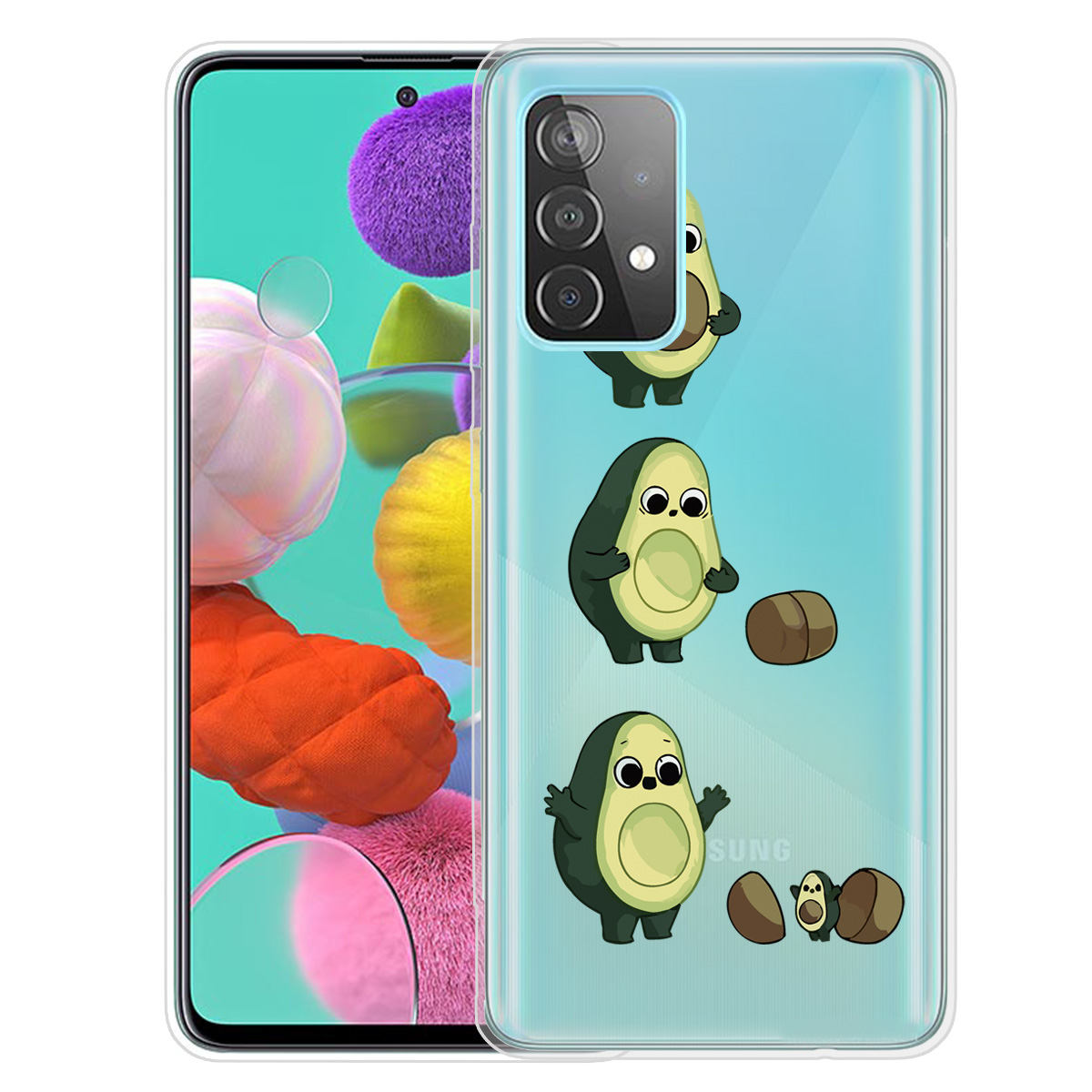 IMD Pattern TPU Phone Case Drop Resistant for Samsung Galaxy A72 4G/5G - Avocado, Galaxy A72 5G
IMD Pattern TPU Phone Case Drop Resistant for Samsung Galaxy A72 4G/5G - Avocado, Galaxy A72 5G