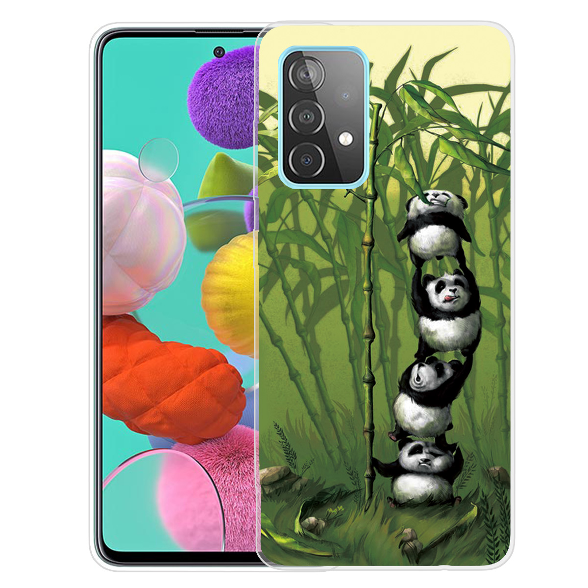 Animals Pattern Printing Series Ultra Clear TPU Phone Cover Case for Samsung Galaxy A32 5G - Panda/Bamboo, Galaxy A32 5G
Animals Pattern Printing Series Ultra Clear TPU Phone Cover Case for Samsung Galaxy A32 5G - Panda/Bamboo, Galaxy A32 5G