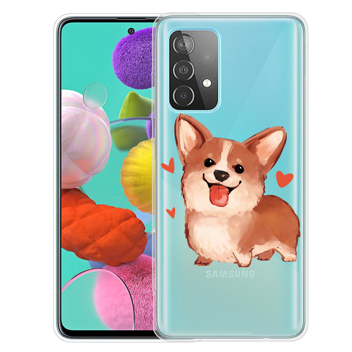 Шаблон Печати Гибкий TPU Телефонный Чехол Для Samsung Galaxy A52 5G / A52 4G - Собака, Galaxy A52 5G
Шаблон Печати Гибкий TPU Телефонный Чехол Для Samsung Galaxy A52 5G / A52 4G - Собака, Galaxy A52 5G
