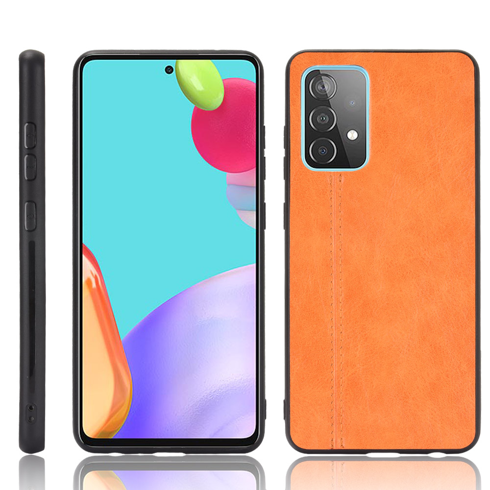 PU Leather + PC + TPU Hybrid Mobile Phone Case for Samsung Galaxy A72 4G/5G - Yellow, Galaxy A72 5G
PU Leather + PC + TPU Hybrid Mobile Phone Case for Samsung Galaxy A72 4G/5G - Yellow, Galaxy A72 5G