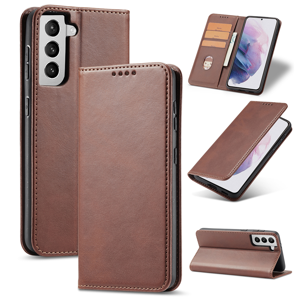 Auto-absorbed Wallet TPU + PU Leather Stand Case for Samsung Galaxy S21 5G - Coffee, Galaxy S21 5G
Auto-absorbed Wallet TPU + PU Leather Stand Case for Samsung Galaxy S21 5G - Coffee, Galaxy S21 5G