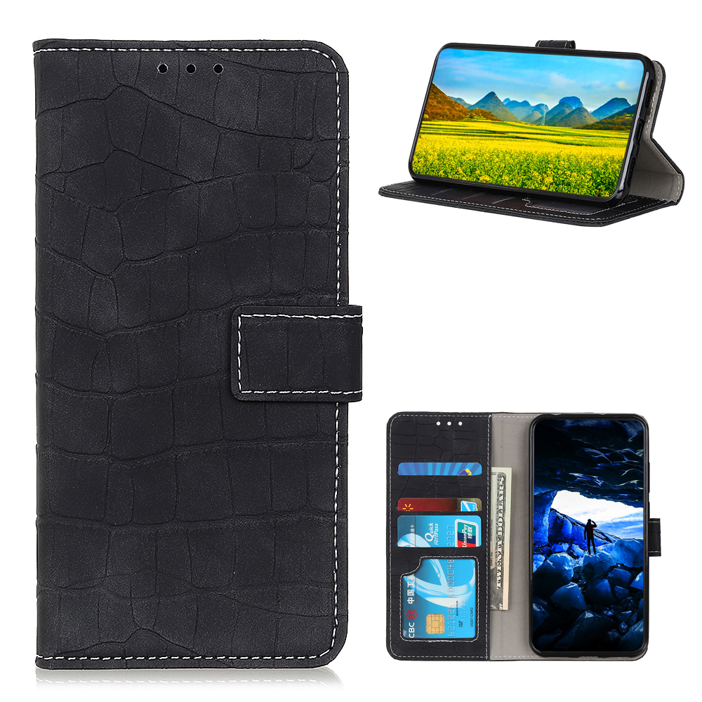 Wallet Stand Crocodile Texture Leather Protector Case for Samsung Galaxy A72 4G/5G - Black, Galaxy A72 5G
Wallet Stand Crocodile Texture Leather Protector Case for Samsung Galaxy A72 4G/5G - Black, Galaxy A72 5G