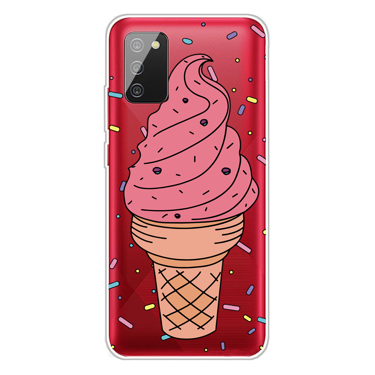 IMD Pattern Drop Resistant Flexible TPU Phone Case for Samsung Galaxy A02s (164.2x75.9x9.1mm) - Big Ice Cream, Galaxy A02s (164.2x75.9x9.1mm)
IMD Pattern Drop Resistant Flexible TPU Phone Case for Samsung Galaxy A02s (164.2x75.9x9.1mm) - Big Ice Cream, Galaxy A02s (164.2x75.9x9.1mm)