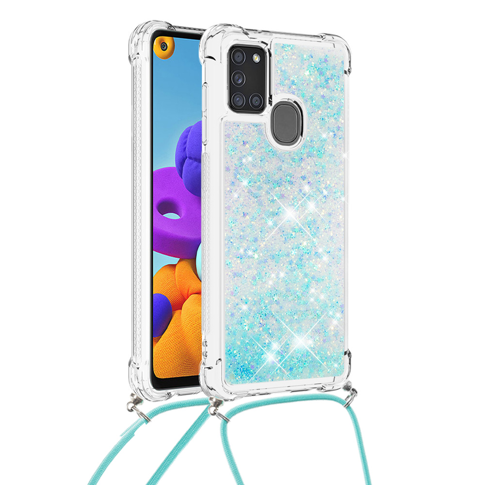 TPU Quicksand Дизайн Телефона Защитная Крышка С Ремешком Для Samsung Galaxy A21S - Голубые, Galaxy A21s
TPU Quicksand Дизайн Телефона Защитная Крышка С Ремешком Для Samsung Galaxy A21S - Голубые, Galaxy A21s