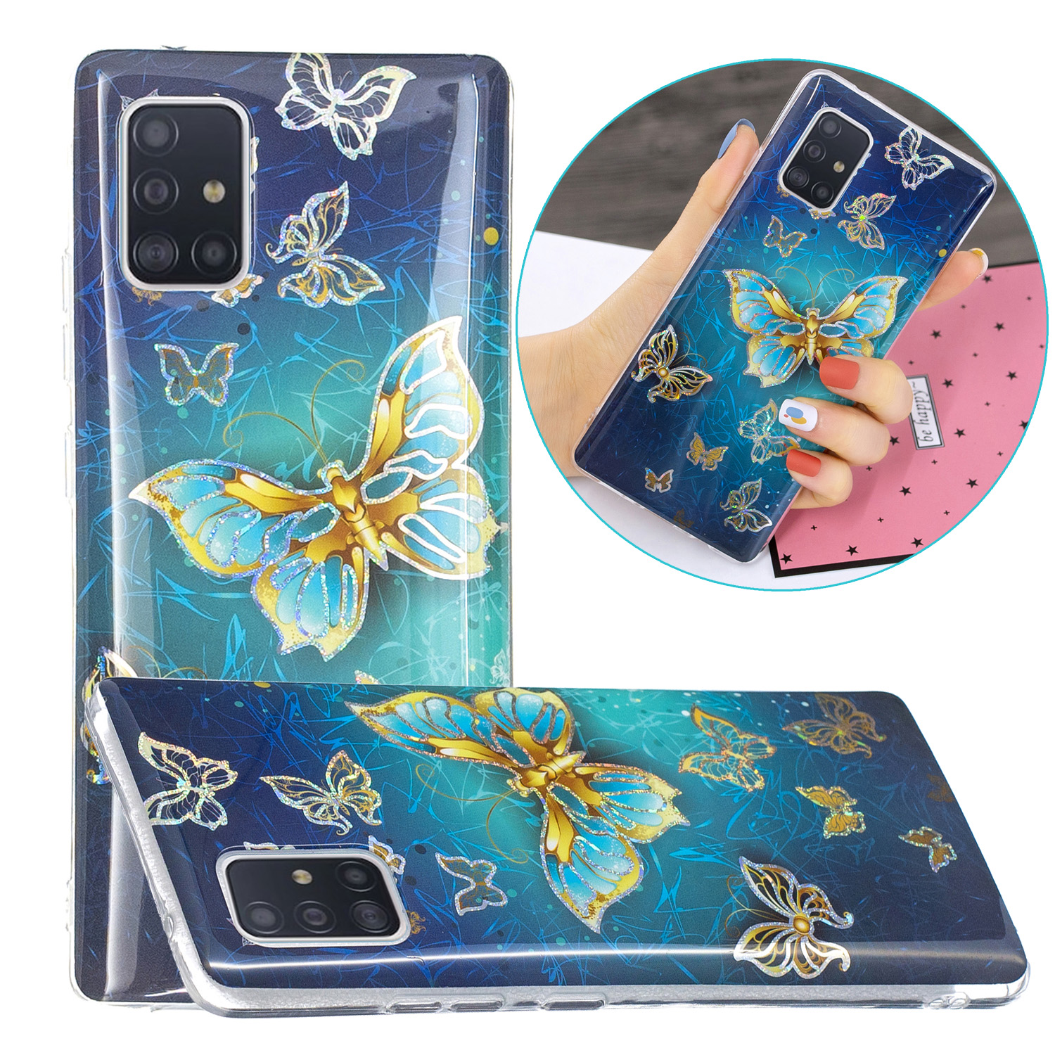 IMD Marble Pattern Printing TPU Cover for Samsung Galaxy A51 5G SM-A516 Case - Butterfly, Galaxy A51 5G
IMD Marble Pattern Printing TPU Cover for Samsung Galaxy A51 5G SM-A516 Case - Butterfly, Galaxy A51 5G