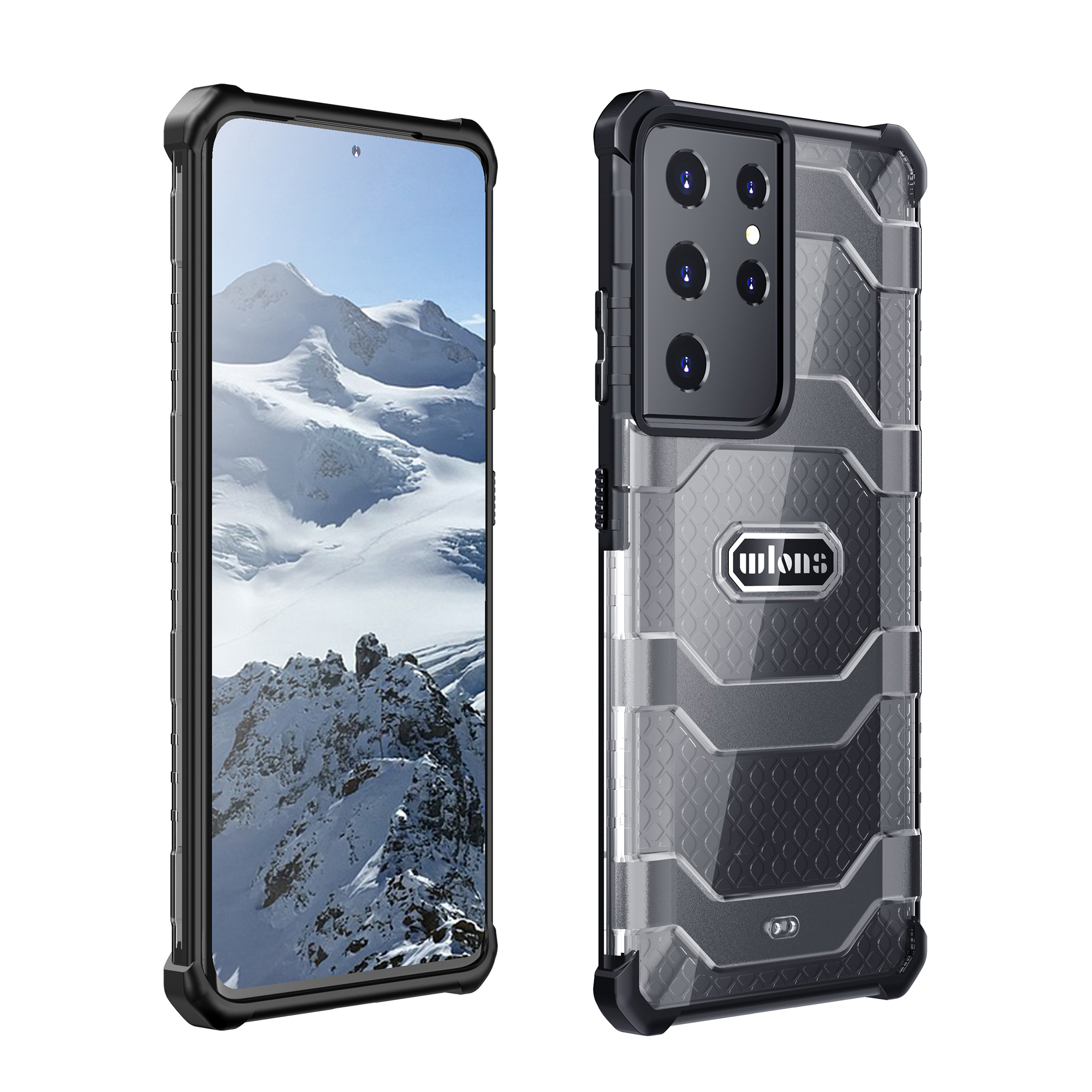 Explorer Series Hard PC Panel + Soft TPU Edge Protective Non-slip Cover for Samsung Galaxy S21 Ultra 5G - Black, Galaxy S21 Ultra 5G
Explorer Series Hard PC Panel + Soft TPU Edge Protective Non-slip Cover for Samsung Galaxy S21 Ultra 5G - Black, Galaxy S21 Ultra 5G