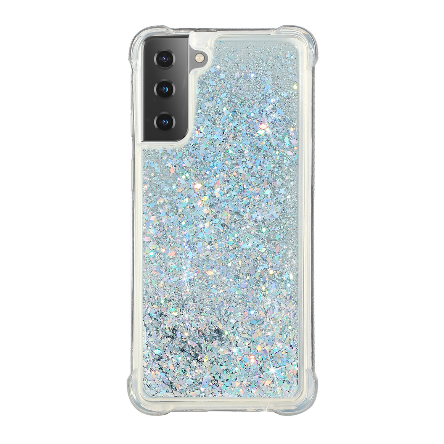 Quicksand Design TPU Shockproof Phone Case for Samsung Galaxy S21+ 5G - Silver, Samsung Galaxy S21+
Quicksand Design TPU Shockproof Phone Case for Samsung Galaxy S21+ 5G - Silver, Samsung Galaxy S21+