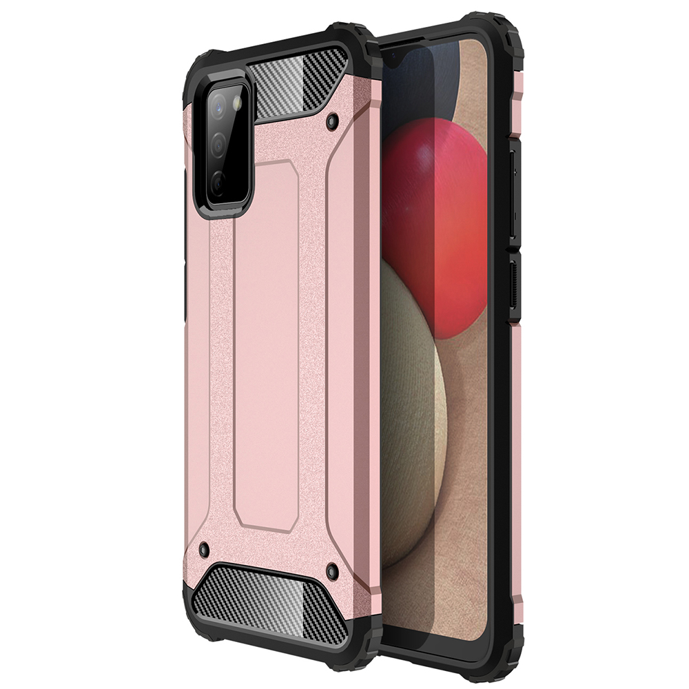 For Samsung Galaxy A02s (164.2x75.9x9.1mm) Drop Protection Hard PC + Soft TPU Shockproof Defender Cover - Rose Gold, Galaxy A02s (164.2x75.9x9.1mm)
For Samsung Galaxy A02s (164.2x75.9x9.1mm) Drop Protection Hard PC + Soft TPU Shockproof Defender Cover - Rose Gold, Galaxy A02s (164.2x75.9x9.1mm)