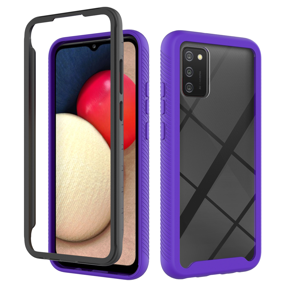 Ударозащитный Четкий PC + TPU Гибридный Чехол Для Samsung Galaxy A02S (164,2x75,9x9.1 Мм) - Фиолетовый, Galaxy A02s (164.2x75.9x9.1mm)
Ударозащитный Четкий PC + TPU Гибридный Чехол Для Samsung Galaxy A02S (164,2x75,9x9.1 Мм) - Фиолетовый, Galaxy A02s (164.2x75.9x9.1mm)