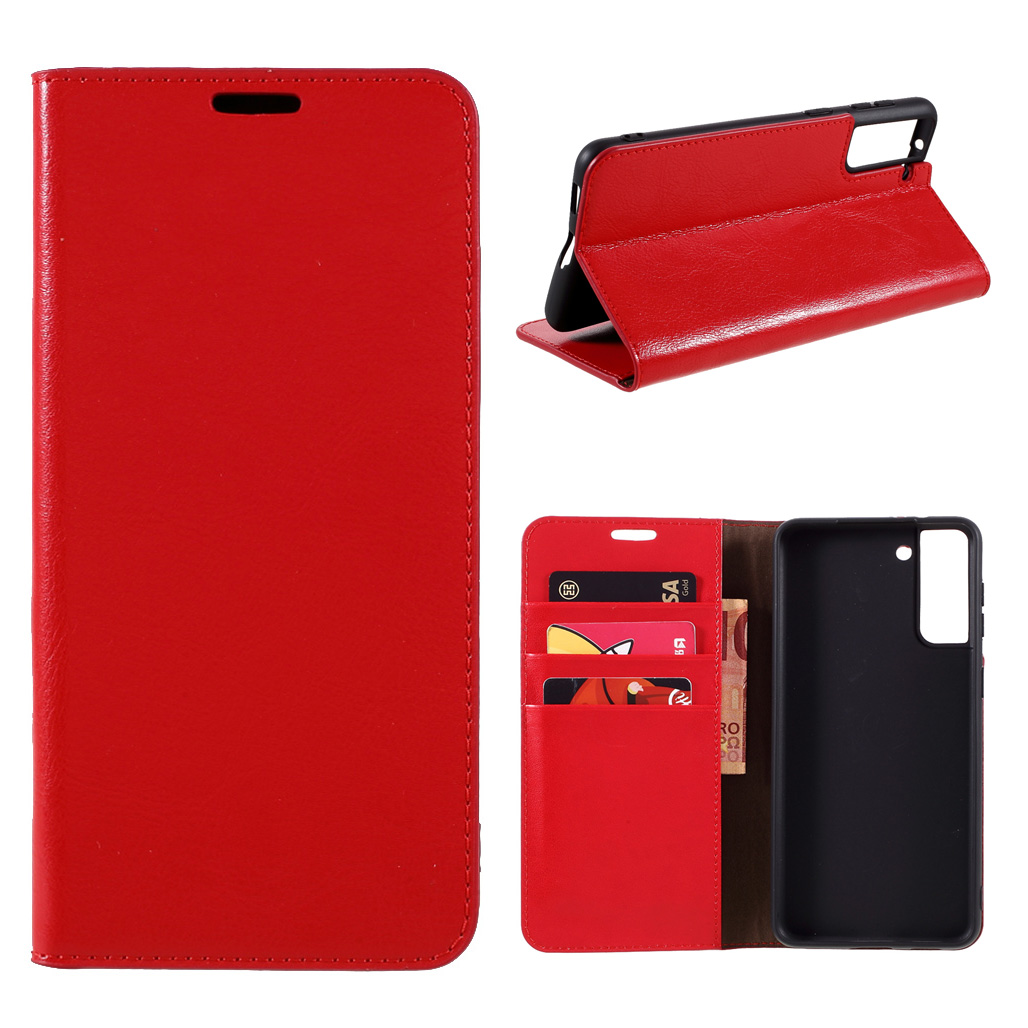 Crazy Horse Auto-Absorbed Genuine Leather Wallet Stand Case for Samsung Galaxy S21+ 5G - Red, Samsung Galaxy S21+
Crazy Horse Auto-Absorbed Genuine Leather Wallet Stand Case for Samsung Galaxy S21+ 5G - Red, Samsung Galaxy S21+