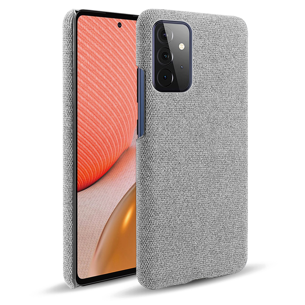 KSQ Cloth Texture Plastic Back Case for Samsung Galaxy A72 5G / A72 4G - Light Grey, Galaxy A72 5G
KSQ Cloth Texture Plastic Back Case for Samsung Galaxy A72 5G / A72 4G - Light Grey, Galaxy A72 5G