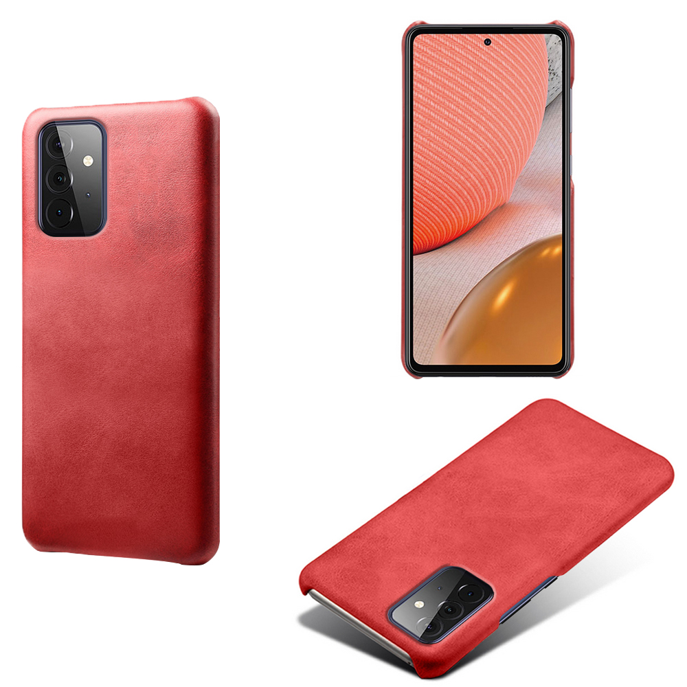 KSQ PU Leather Coated PC Phone Case for Samsung Galaxy A72 5G / A72 4G - Red, Galaxy A72 5G
KSQ PU Leather Coated PC Phone Case for Samsung Galaxy A72 5G / A72 4G - Red, Galaxy A72 5G