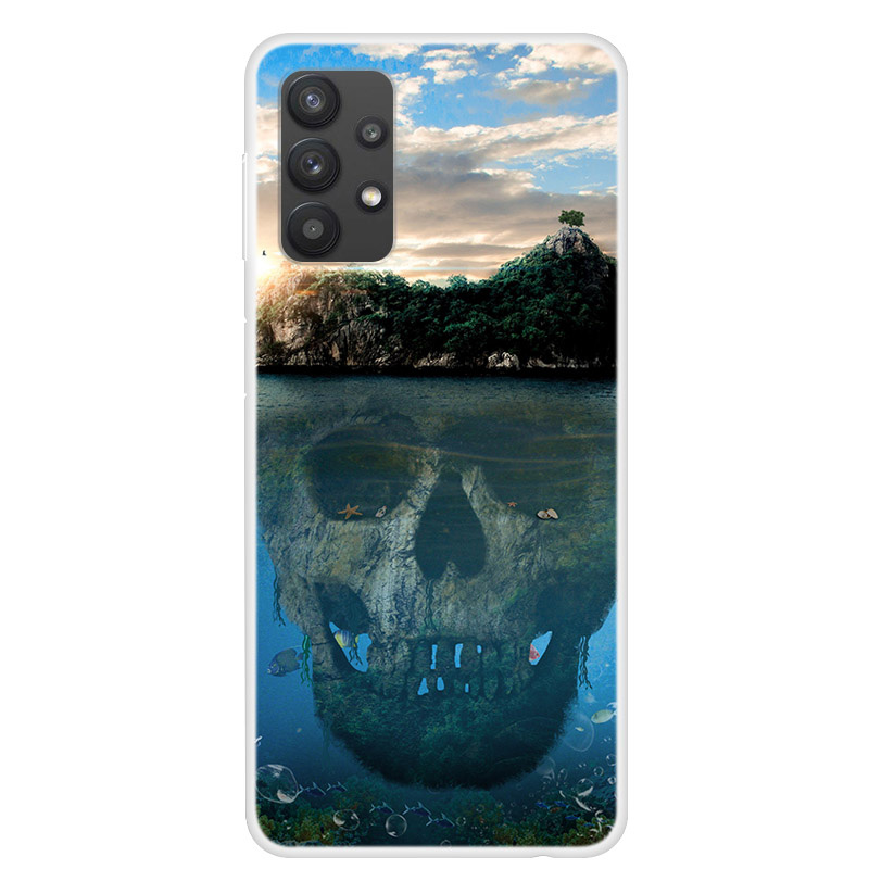 Flexible TPU Cell Phone Soft Case with Stylish Pattern Printing for Samsung Galaxy A32 5G/M32 5G - Skeleton, Galaxy A32 5G
Flexible TPU Cell Phone Soft Case with Stylish Pattern Printing for Samsung Galaxy A32 5G/M32 5G - Skeleton, Galaxy A32 5G