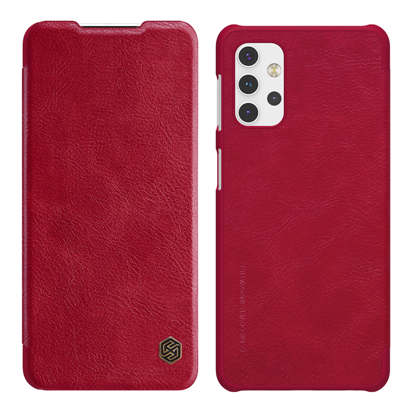 NILLKIN Qin Series For Samsung Galaxy A32 5G/M32 5G Leather Phone Case Flip Protective Cover with Card Slot - Red, Galaxy M32 5G
NILLKIN Qin Series For Samsung Galaxy A32 5G/M32 5G Leather Phone Case Flip Protective Cover with Card Slot - Red, Galaxy M32 5G