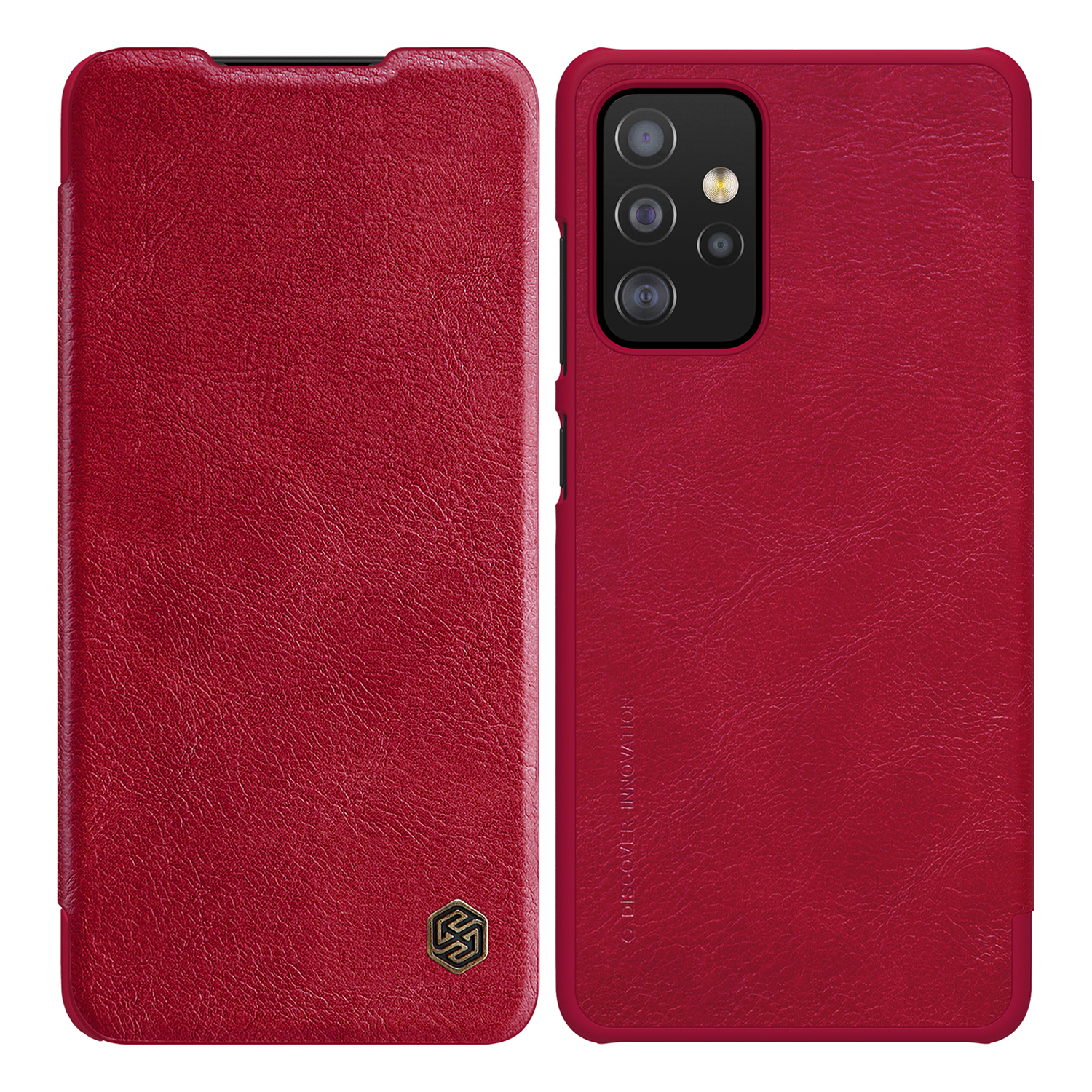 NILLKIN Qin Series Leather Mobile Phone Case with Card Holder Design for Samsung Galaxy A52 5G/A52 4G - Red, Galaxy A52 5G
NILLKIN Qin Series Leather Mobile Phone Case with Card Holder Design for Samsung Galaxy A52 5G/A52 4G - Red, Galaxy A52 5G