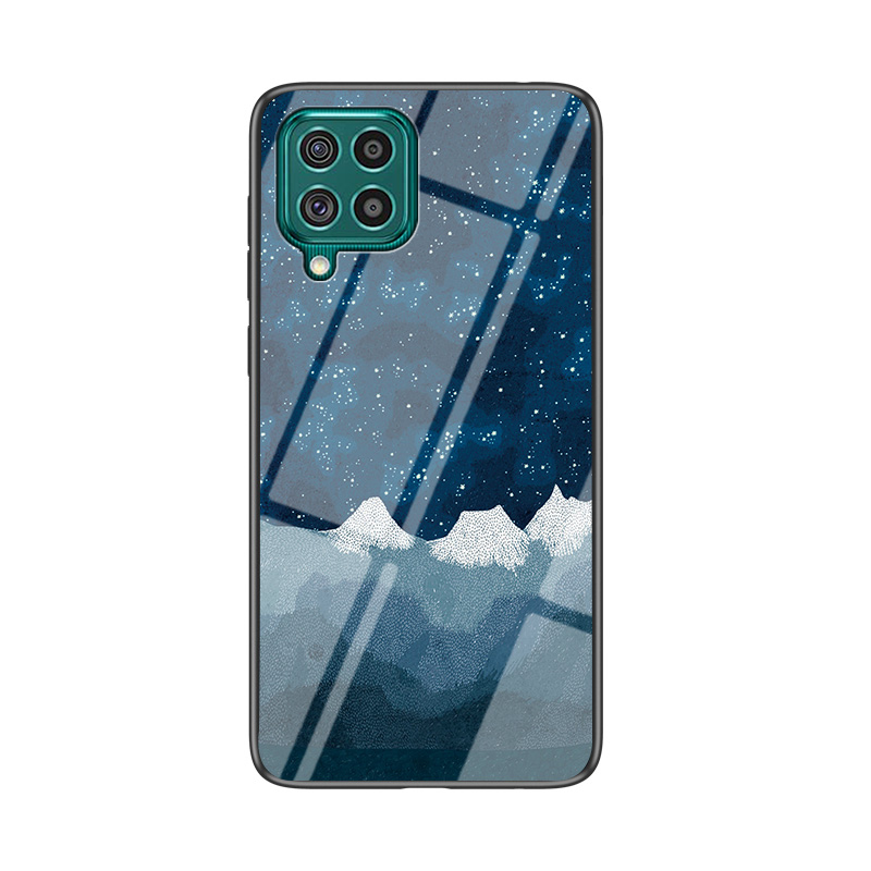 Starry Sky Pattern Hybrid Glass + PC + TPU Phone Case Shell for Samsung Galaxy F62 - Blue Starry, Galaxy F62
Starry Sky Pattern Hybrid Glass + PC + TPU Phone Case Shell for Samsung Galaxy F62 - Blue Starry, Galaxy F62