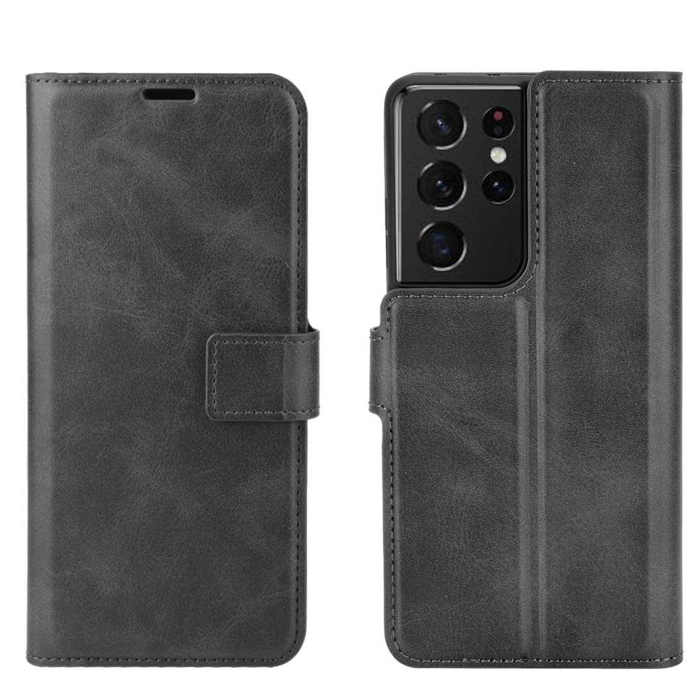 Stand Design Cellphone Cover Magnetic Square-Buckled Wallet Leather Case for Samsung Galaxy S21 Ultra 5G - Black, Galaxy S21 Ultra 5G
Stand Design Cellphone Cover Magnetic Square-Buckled Wallet Leather Case for Samsung Galaxy S21 Ultra 5G - Black, Galaxy S21 Ultra 5G