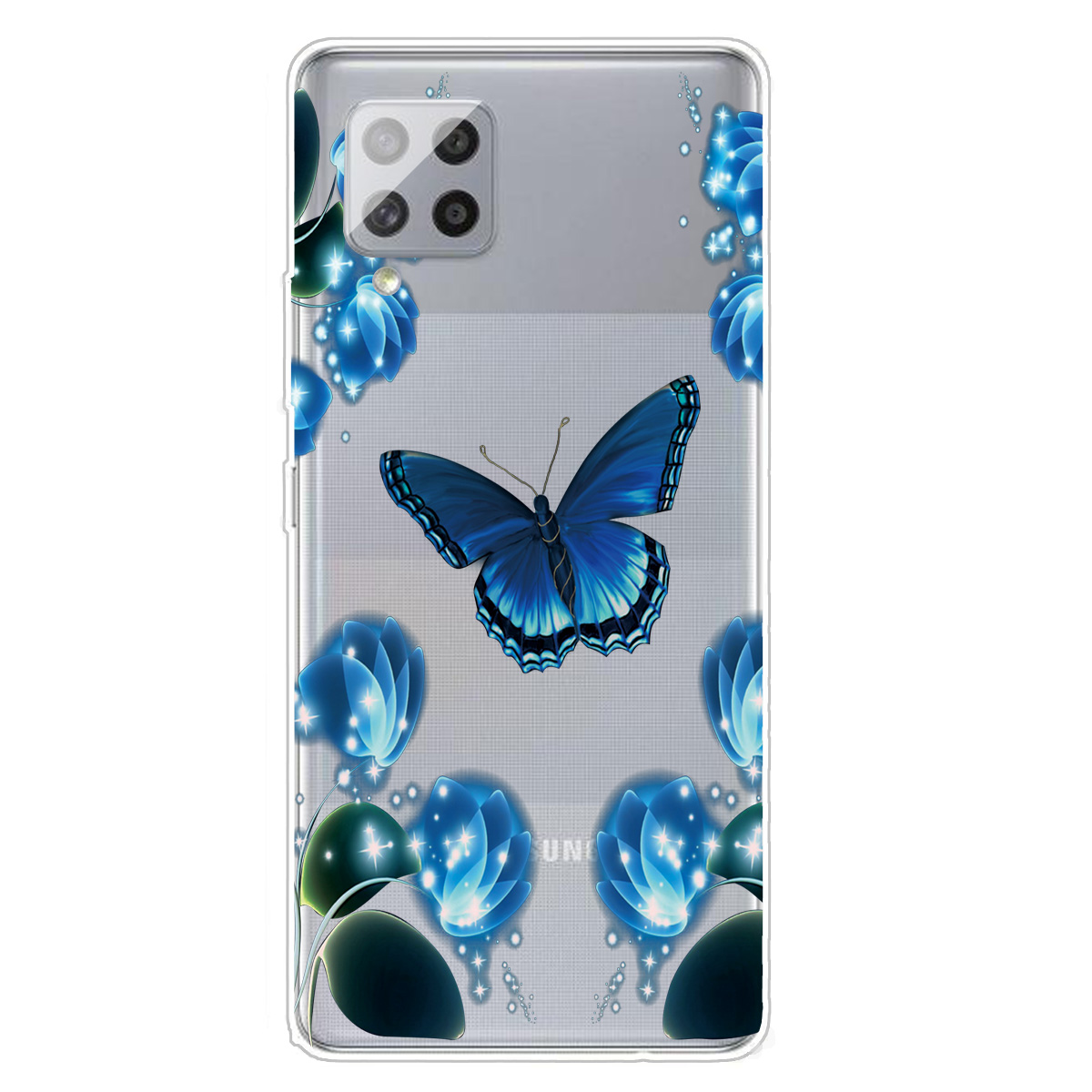 Transparent Background Pattern Printing Phone Shell Soft TPU Case for Samsung Galaxy F62/M62 - Blue Butterfly, Samsung Galaxy F62
Transparent Background Pattern Printing Phone Shell Soft TPU Case for Samsung Galaxy F62/M62 - Blue Butterfly, Samsung Galaxy F62