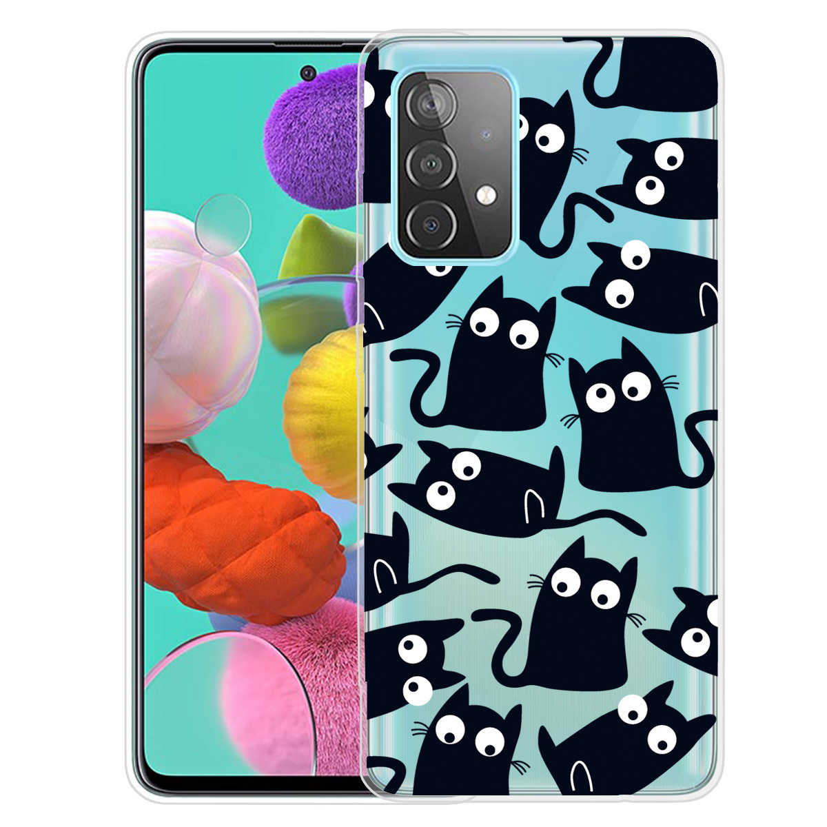 Soft TPU Phone Case Protective Cover with IMD Pattern for Samsung Galaxy A32 4G (EU Version) - Black Cats, Galaxy A32 4G (EU Version)
Soft TPU Phone Case Protective Cover with IMD Pattern for Samsung Galaxy A32 4G (EU Version) - Black Cats, Galaxy A32 4G (EU Version)