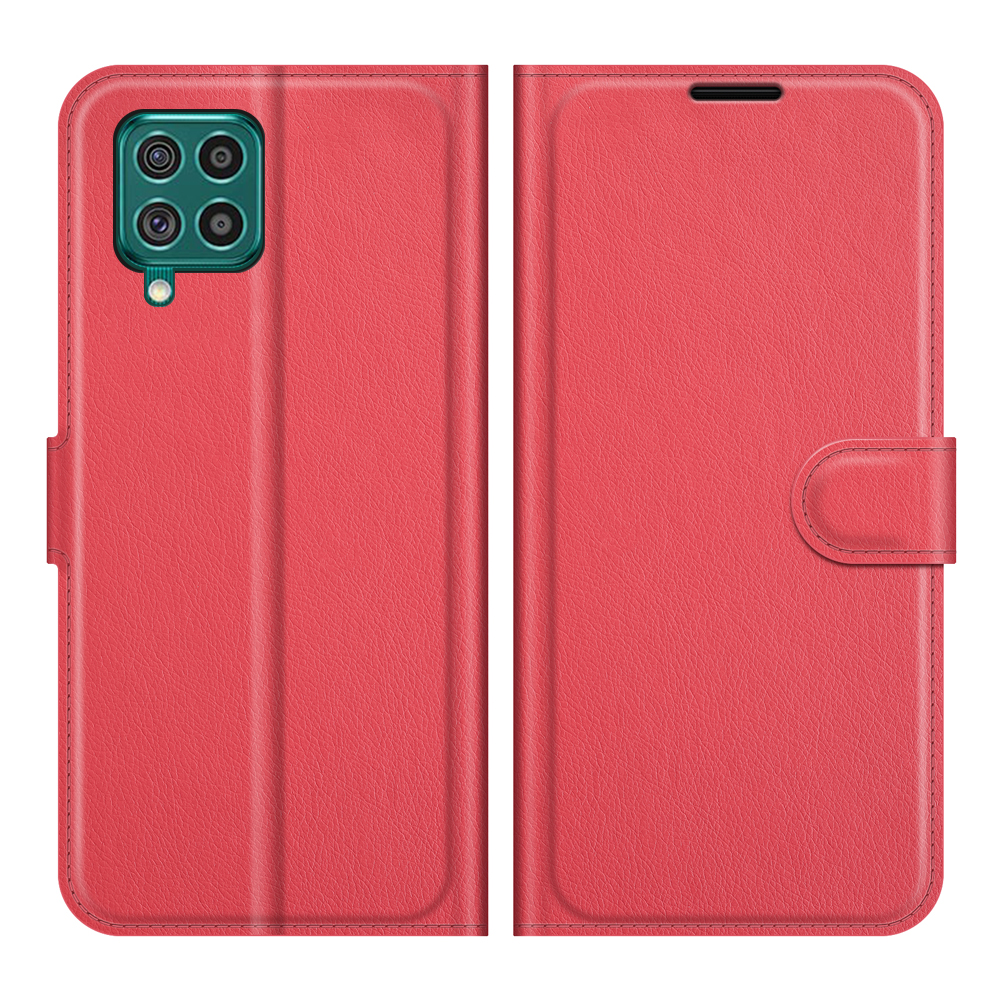 Личи Текстура PU Кожаный Кошелек Стенд Крышка Оболочки Для Samsung Galaxy F62 - Красный, Samsung Galaxy F62
Личи Текстура PU Кожаный Кошелек Стенд Крышка Оболочки Для Samsung Galaxy F62 - Красный, Samsung Galaxy F62
