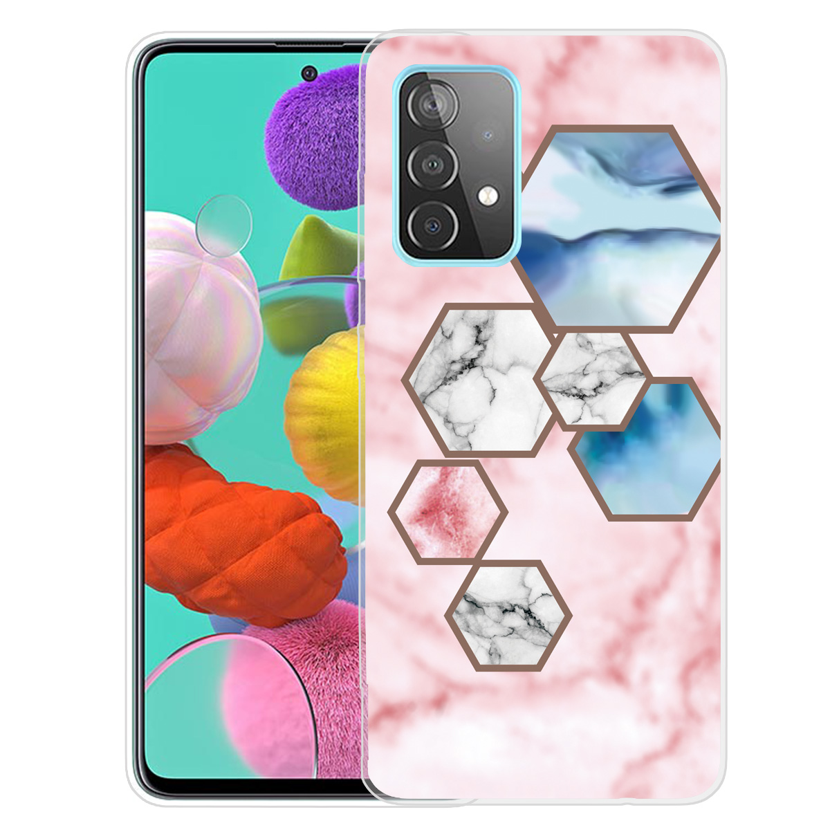 Marble Pattern Shock-proof TPU Phone Case Back Cover for Samsung Galaxy A72 4G/5G - Style C, Galaxy A72 4G
Marble Pattern Shock-proof TPU Phone Case Back Cover for Samsung Galaxy A72 4G/5G - Style C, Galaxy A72 4G