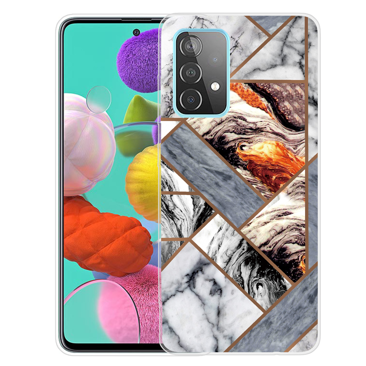 Marble Pattern Drop-proof TPU Phone Case for Samsung Galaxy A72 5G / Galaxy A72 4G - Style K, Galaxy A72 5G
Marble Pattern Drop-proof TPU Phone Case for Samsung Galaxy A72 5G / Galaxy A72 4G - Style K, Galaxy A72 5G