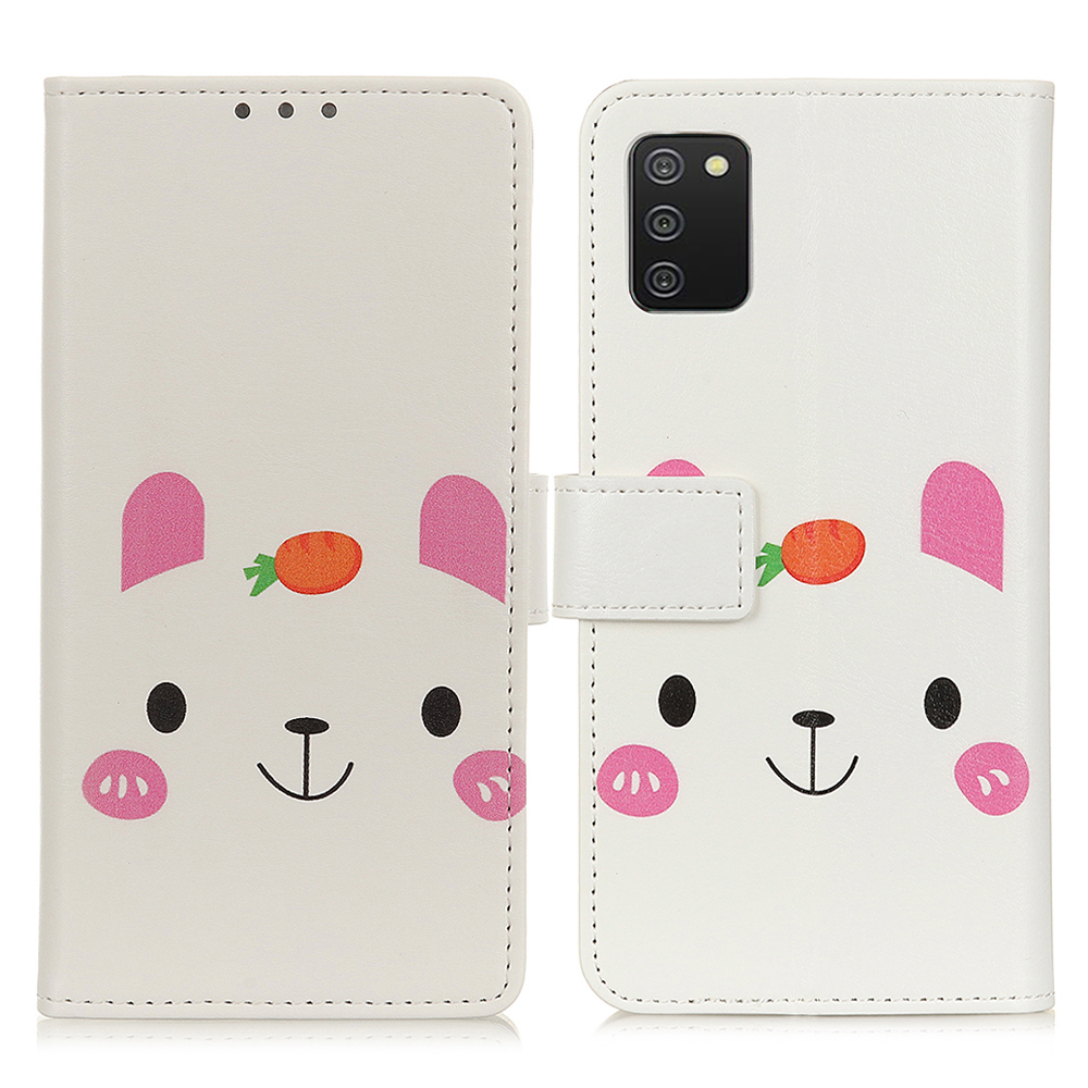 Wallet Design Leather Phone Stand Cover with Pattern Printing for Samsung Galaxy A02s (164.2x75.9x9.1mm) - Rabbit, Galaxy A02s (164.2x75.9x9.1mm)
Wallet Design Leather Phone Stand Cover with Pattern Printing for Samsung Galaxy A02s (164.2x75.9x9.1mm) - Rabbit, Galaxy A02s (164.2x75.9x9.1mm)