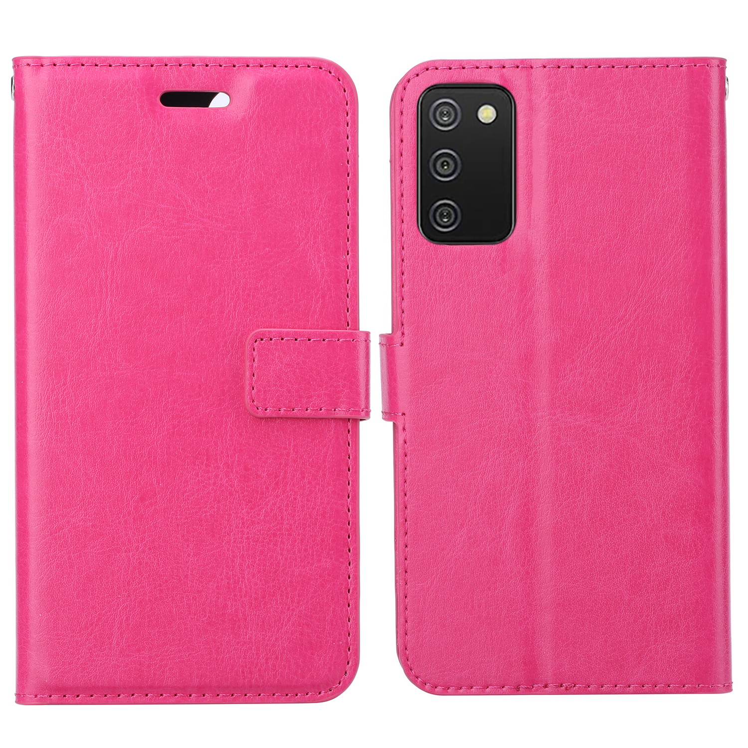Crazy Horse Wallet Leather Shell for Samsung Galaxy A02s (164.2x75.9x9.1mm) Stand Protective Case - Rose, Galaxy A02s (164.2x75.9x9.1mm)
Crazy Horse Wallet Leather Shell for Samsung Galaxy A02s (164.2x75.9x9.1mm) Stand Protective Case - Rose, Galaxy A02s (164.2x75.9x9.1mm)