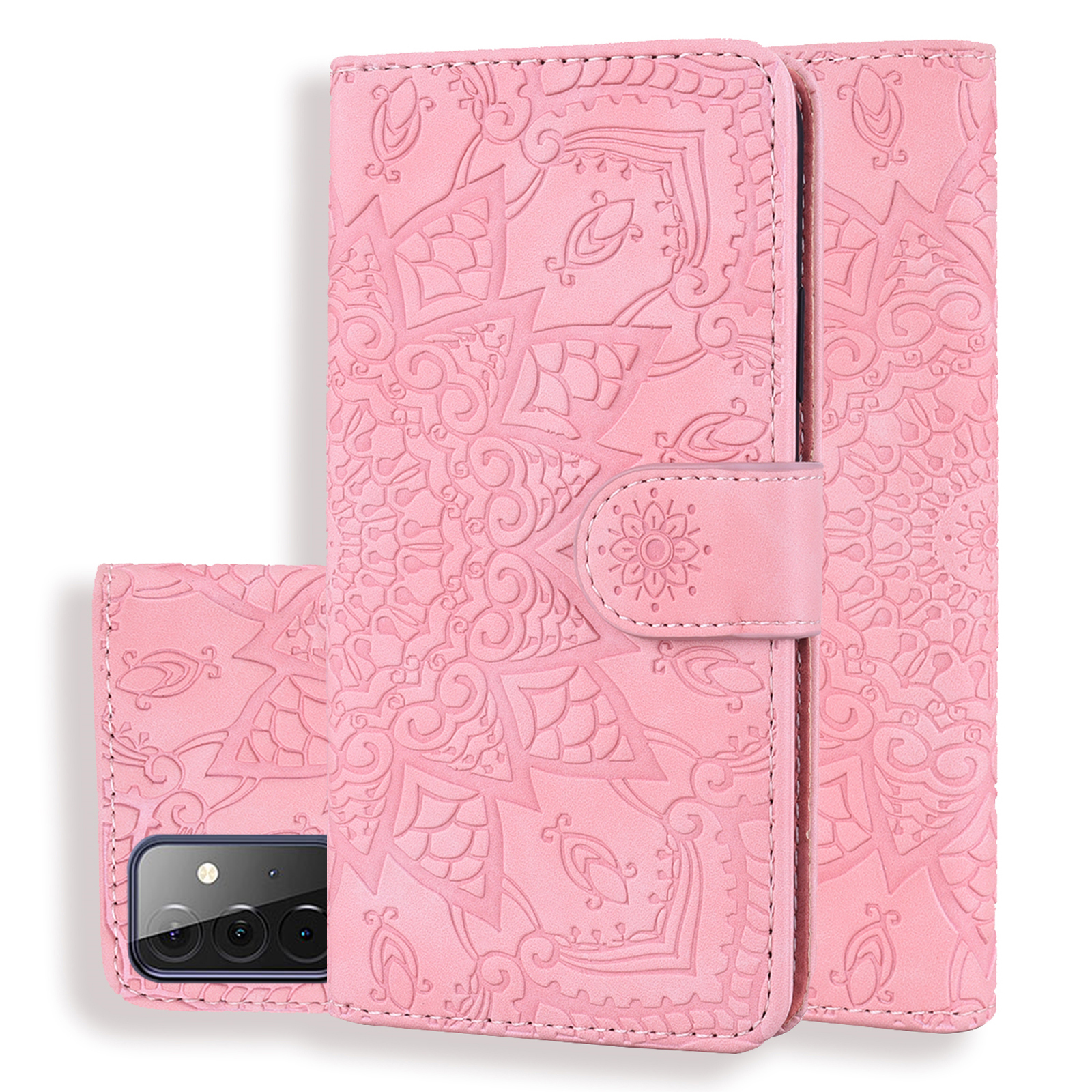 Imprint Flower Wallet Stand Leather Case for Samsung Galaxy A72 5G / 4G - Pink, Galaxy A72 5G
Imprint Flower Wallet Stand Leather Case for Samsung Galaxy A72 5G / 4G - Pink, Galaxy A72 5G