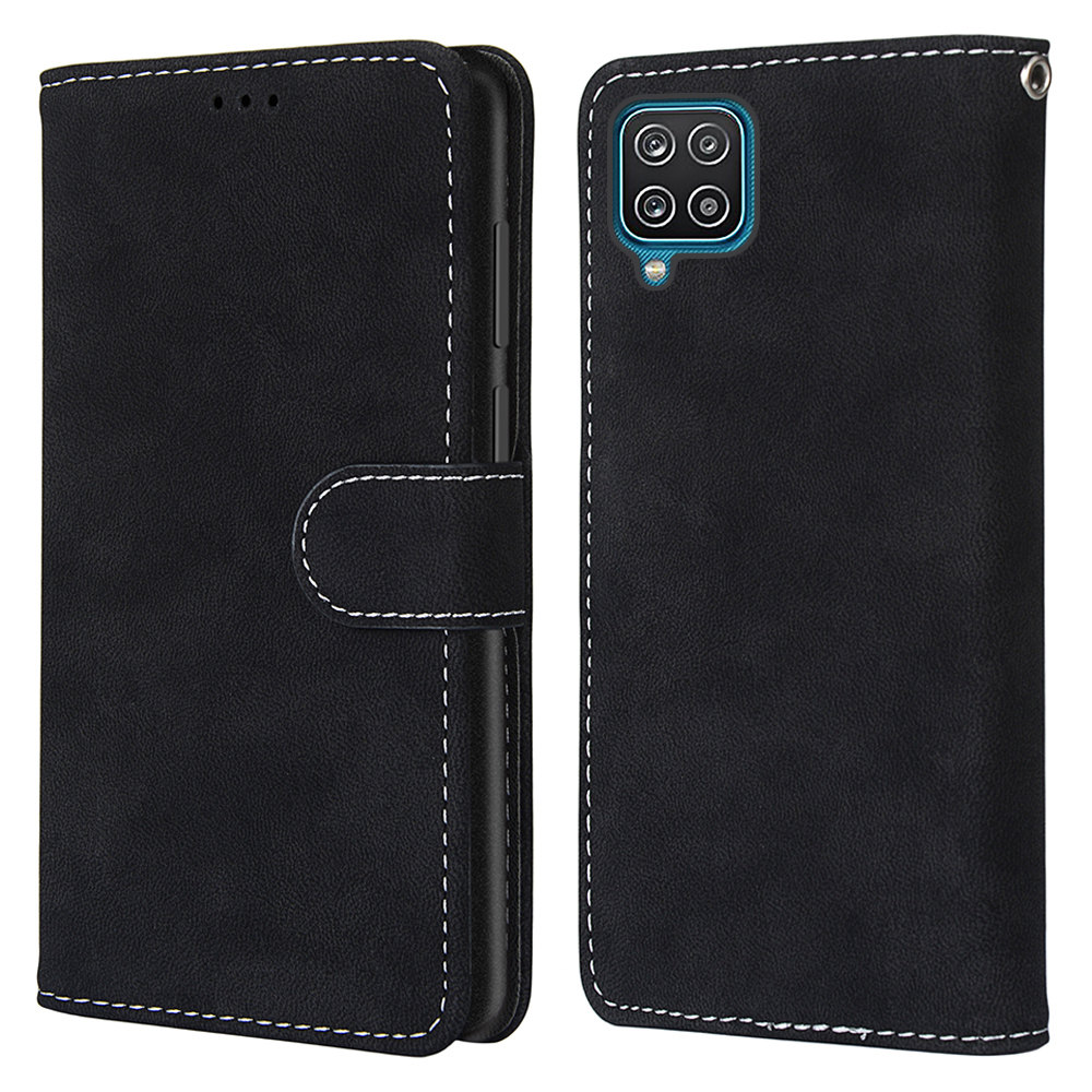 Retro Style Matte Wallet Stand Leather Phone Protective Case Cover for Samsung Galaxy A12 / M12 - Black, Galaxy A12
Retro Style Matte Wallet Stand Leather Phone Protective Case Cover for Samsung Galaxy A12 / M12 - Black, Galaxy A12