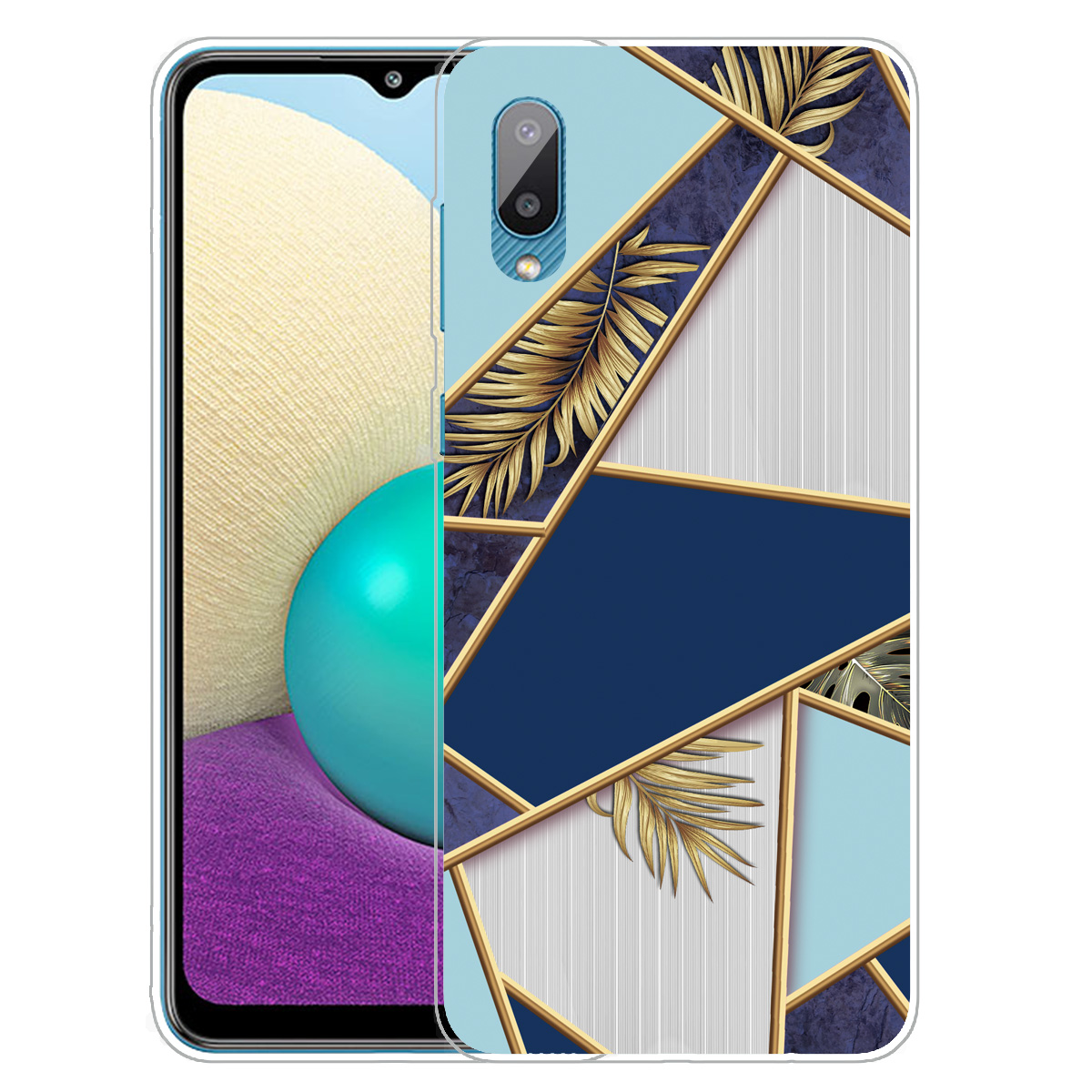 Marble Pattern Soft TPU Mobile Phone Back Case Cover Protector for Samsung Galaxy M02 / A02 - Style A, Galaxy A02
Marble Pattern Soft TPU Mobile Phone Back Case Cover Protector for Samsung Galaxy M02 / A02 - Style A, Galaxy A02
