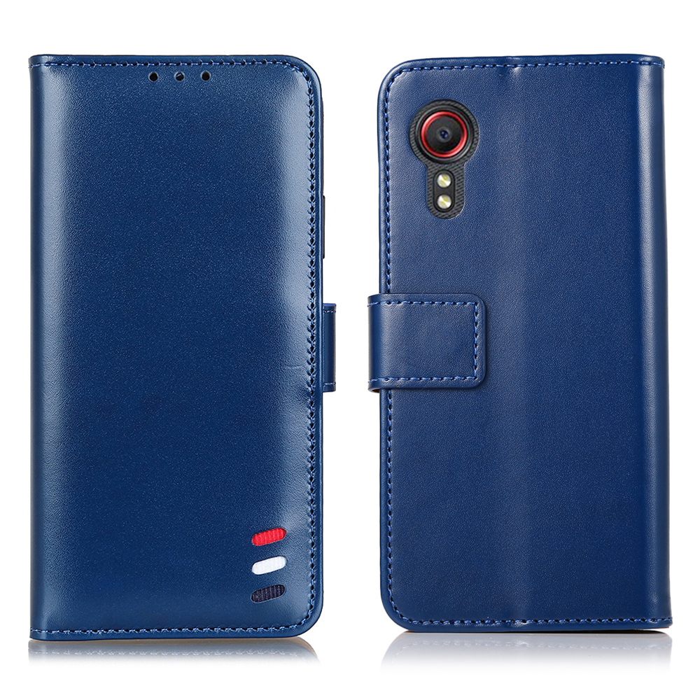Full Protection PU Leather Wallet Stand Design Mobile Casing for Samsung Galaxy Xcover 5 - Blue, Galaxy Xcover 5
Full Protection PU Leather Wallet Stand Design Mobile Casing for Samsung Galaxy Xcover 5 - Blue, Galaxy Xcover 5