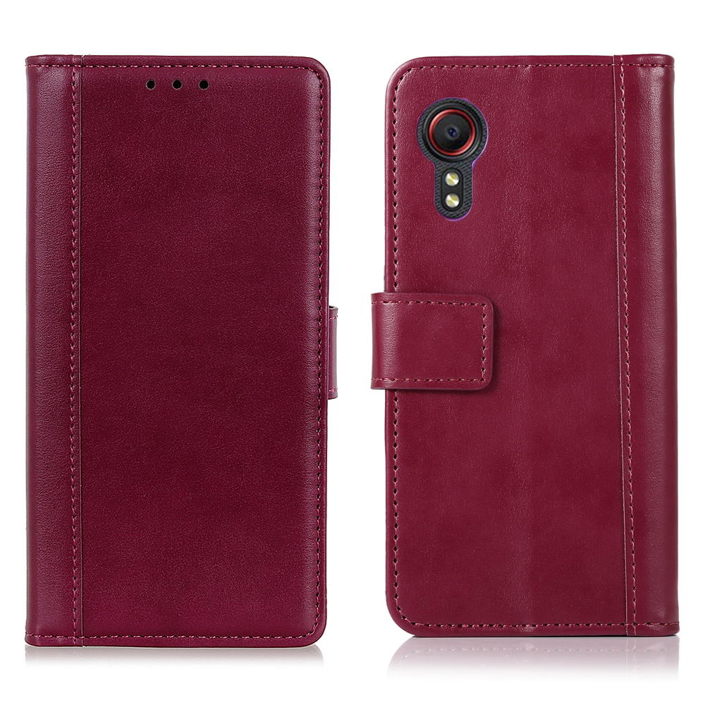 Wallet Stand Design Smooth-Feeling Leather Phone Cover Case for Samsung Galaxy Xcover 5 - Red, Galaxy Xcover 5
Wallet Stand Design Smooth-Feeling Leather Phone Cover Case for Samsung Galaxy Xcover 5 - Red, Galaxy Xcover 5