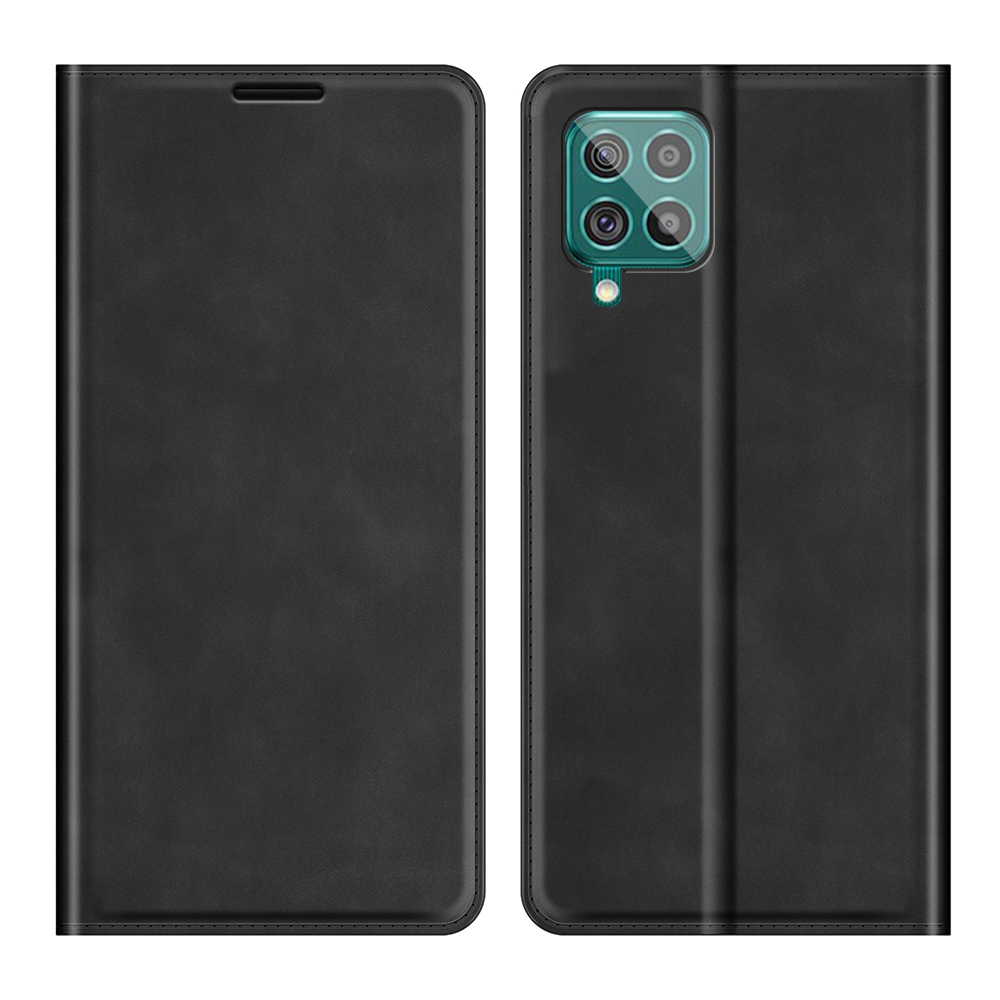 Skin-touch Leather Auto-Absorbed Folio Flip Wallet Stand Cover Protective Case for Samsung Galaxy F62 / M62 - Black, Samsung Galaxy F62
Skin-touch Leather Auto-Absorbed Folio Flip Wallet Stand Cover Protective Case for Samsung Galaxy F62 / M62 - Black, Samsung Galaxy F62