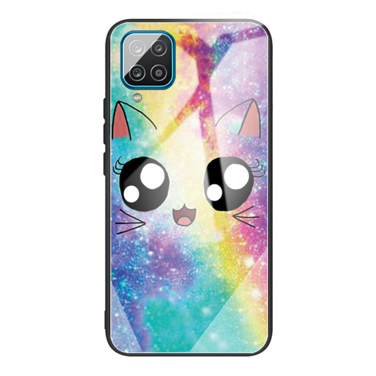 Tempered Glass + TPU Hybrid Phone Case Cover with Pattern Printing Design for Samsung Galaxy F62/M62 - Cartoon Cat, Samsung Galaxy F62
Tempered Glass + TPU Hybrid Phone Case Cover with Pattern Printing Design for Samsung Galaxy F62/M62 - Cartoon Cat, Samsung Galaxy F62