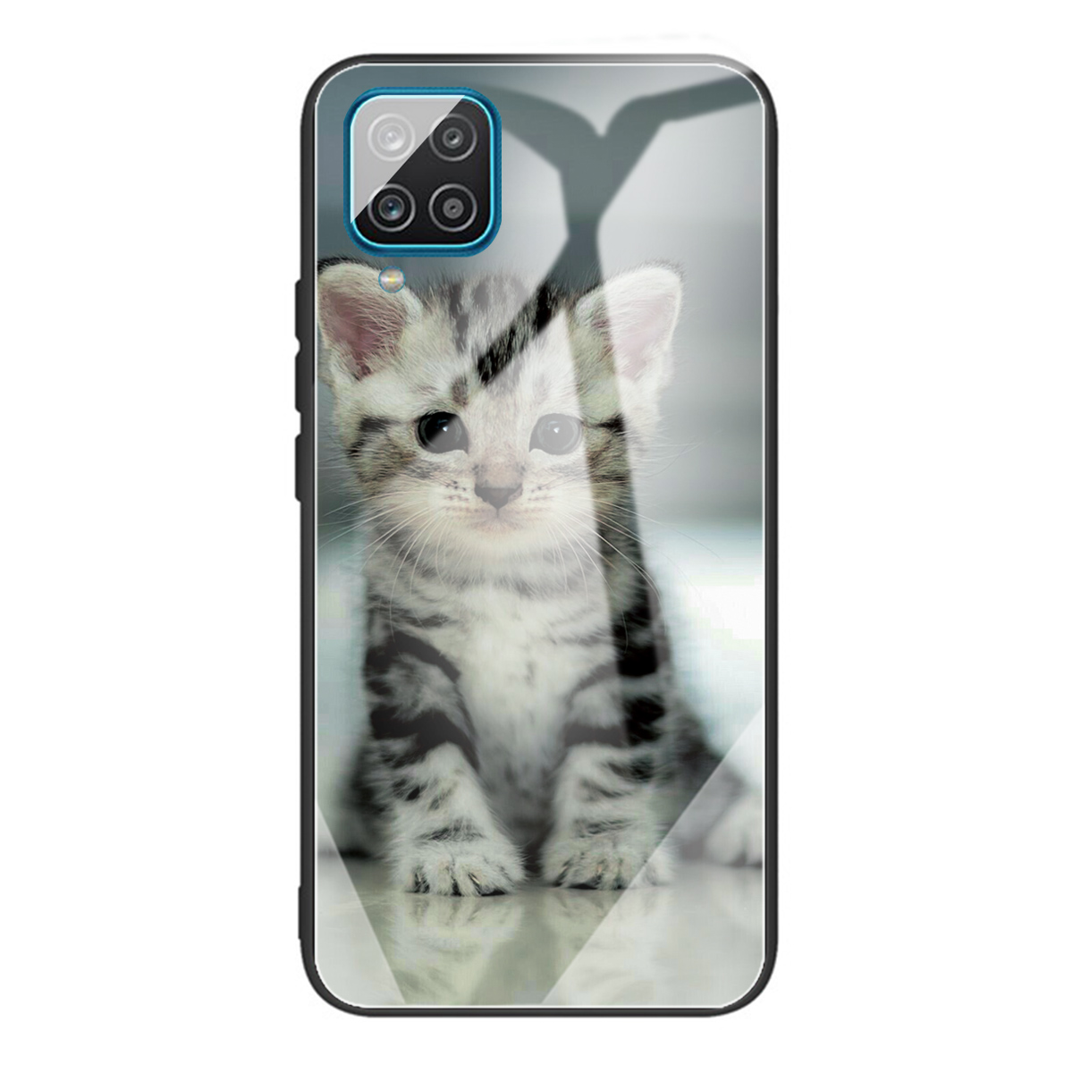 Tempered Glass + TPU Pattern Printing Design Hybrid Phone Cover Case for Samsung Galaxy A42 5G - Cat, Galaxy A42 5G
Tempered Glass + TPU Pattern Printing Design Hybrid Phone Cover Case for Samsung Galaxy A42 5G - Cat, Galaxy A42 5G