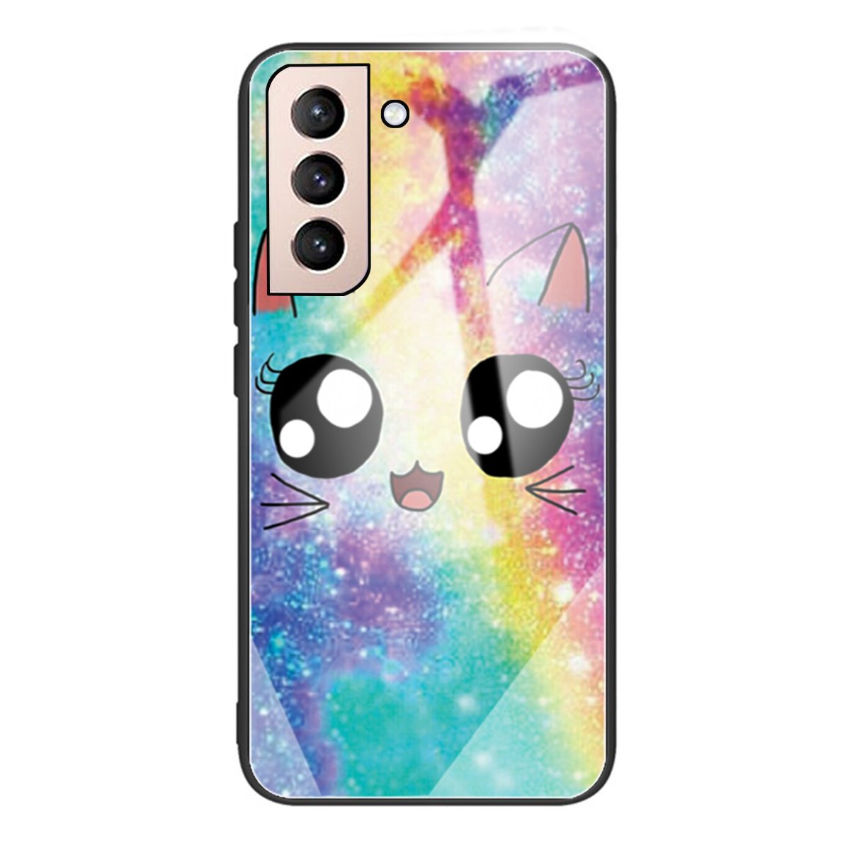 Full Protection Pattern Printing Design Tempered Glass + TPU Hybrid Back Case Cover for Samsung Galaxy S21 Plus 5G - Cartoon Cat, Samsung Galaxy S21+
Full Protection Pattern Printing Design Tempered Glass + TPU Hybrid Back Case Cover for Samsung Galaxy S21 Plus 5G - Cartoon Cat, Samsung Galaxy S21+