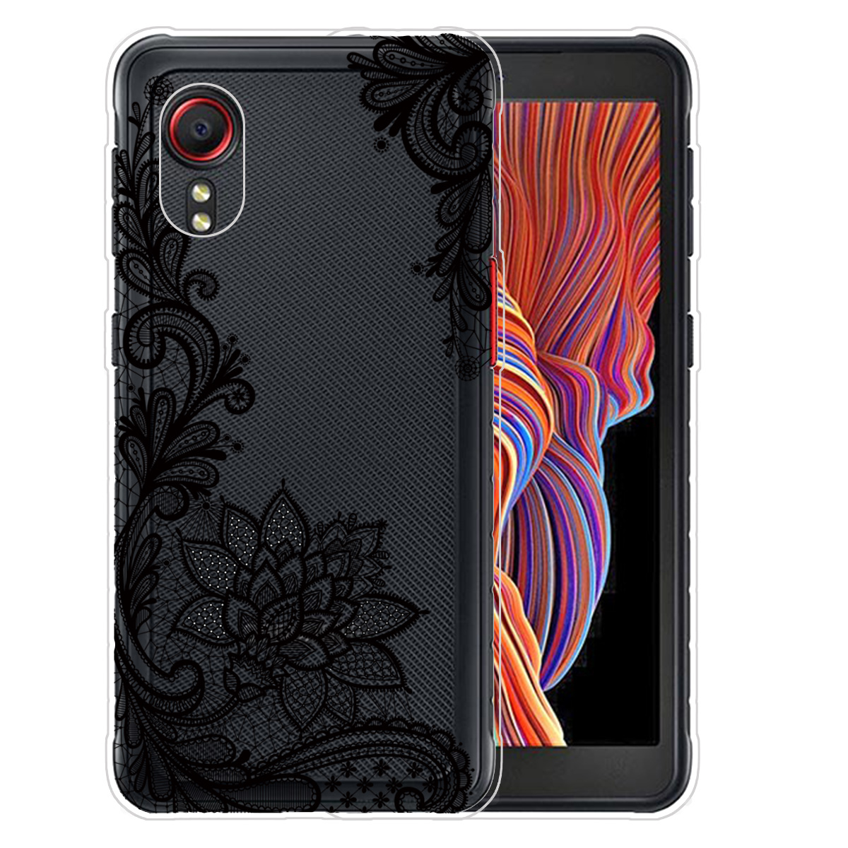 Pattern Soft TPU Phone Protection Back Case Cover for Samsung Galaxy Xcover 5 - Lace Flower, Samsung Galaxy Xcover 5
Pattern Soft TPU Phone Protection Back Case Cover for Samsung Galaxy Xcover 5 - Lace Flower, Samsung Galaxy Xcover 5