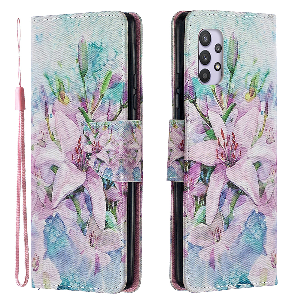 Colorful Pattern Printing Wallet Phone Stand Cover PU Leather Case with Strap for Samsung Galaxy A72 4G/5G - Beautiful Flower, Galaxy A72 4G
Colorful Pattern Printing Wallet Phone Stand Cover PU Leather Case with Strap for Samsung Galaxy A72 4G/5G - Beautiful Flower, Galaxy A72 4G