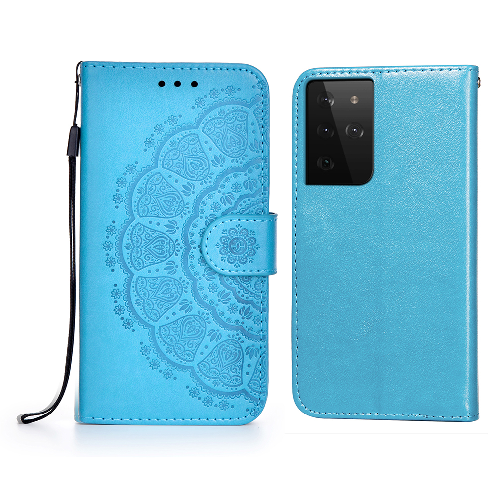 Imprint Mandala Flower Leather Shell Для Samsung Galaxy S21 Ultra 5G - Синий, Galaxy S21 Ultra 5G
Imprint Mandala Flower Leather Shell Для Samsung Galaxy S21 Ultra 5G - Синий, Galaxy S21 Ultra 5G
