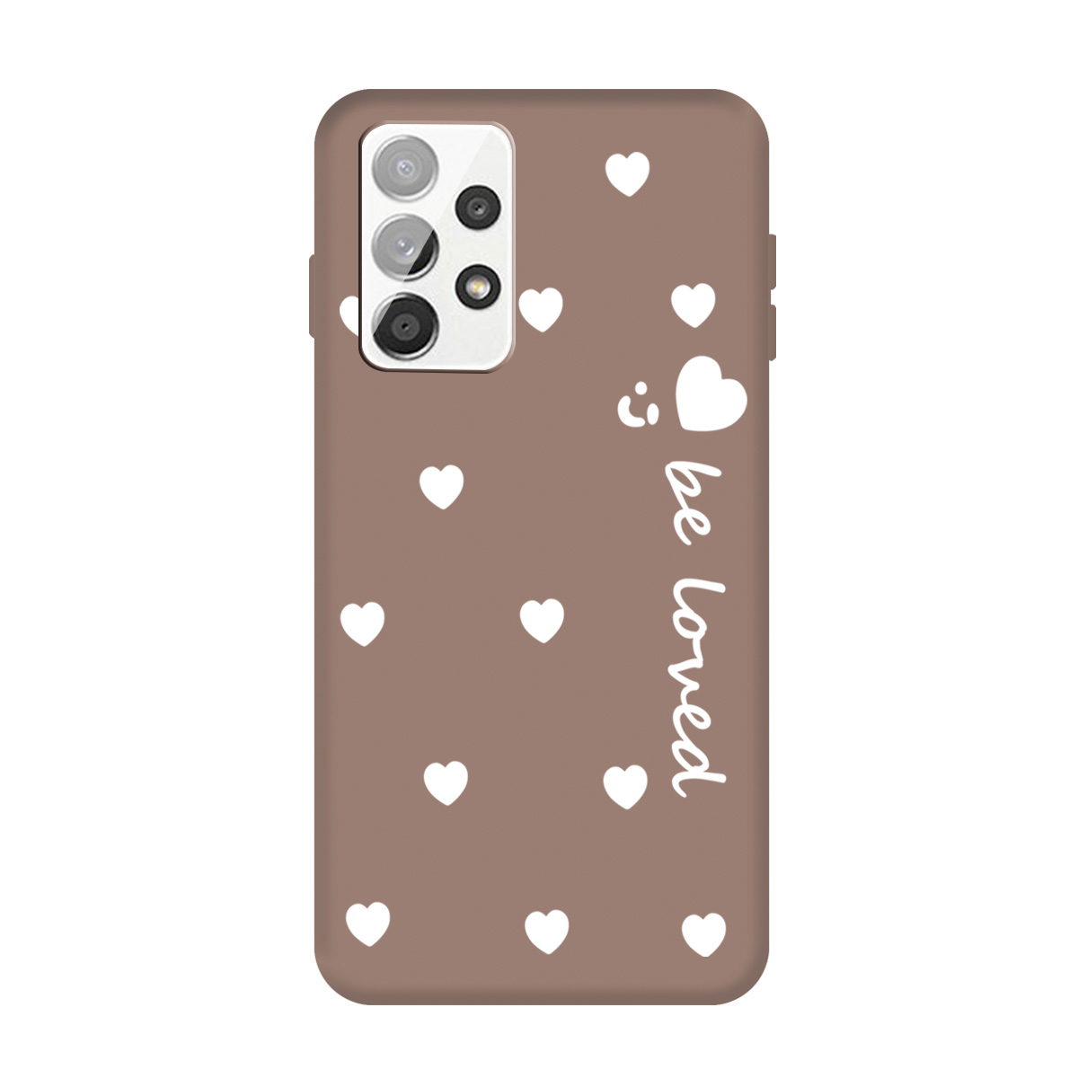 Be Loved Hearts Smile Pattern Soft TPU Case for Samsung Galaxy A72 5G / 4G Phone Cover - Khaki, Galaxy A72 5G
Be Loved Hearts Smile Pattern Soft TPU Case for Samsung Galaxy A72 5G / 4G Phone Cover - Khaki, Galaxy A72 5G