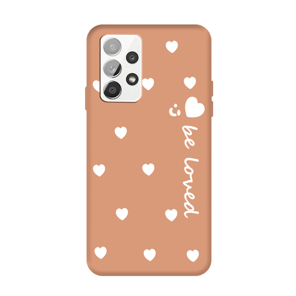Be Loved Hearts Smile Pattern Soft TPU Case for Samsung Galaxy A72 5G / 4G Phone Cover - Orange, Galaxy A72 5G
Be Loved Hearts Smile Pattern Soft TPU Case for Samsung Galaxy A72 5G / 4G Phone Cover - Orange, Galaxy A72 5G