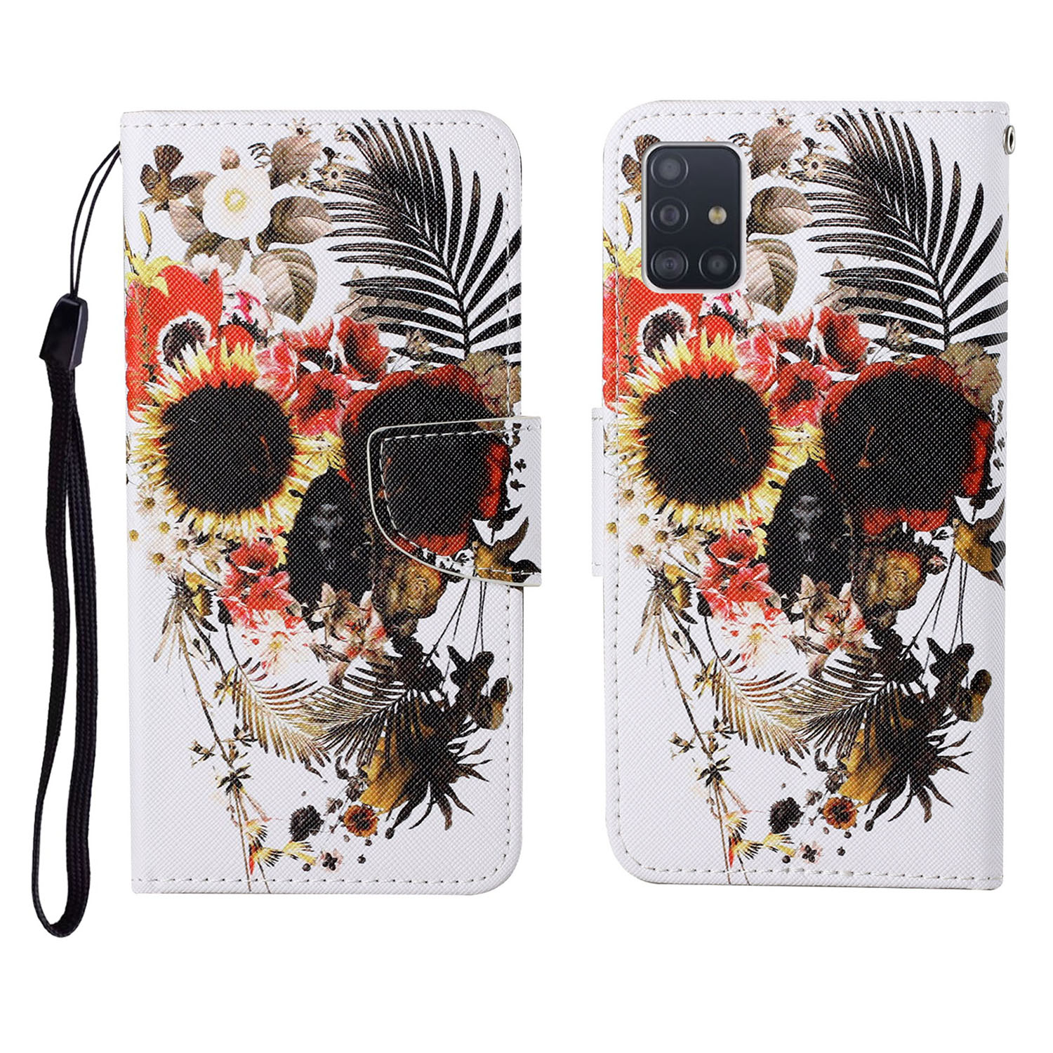 Cross Texture Pattern Printing PU Leather Full Protection Wallet Stand Phone Cover Case for Samsung Galaxy A71 4G SM-A715 - Skull, Galaxy A71 4G
Cross Texture Pattern Printing PU Leather Full Protection Wallet Stand Phone Cover Case for Samsung Galaxy A71 4G SM-A715 - Skull, Galaxy A71 4G
