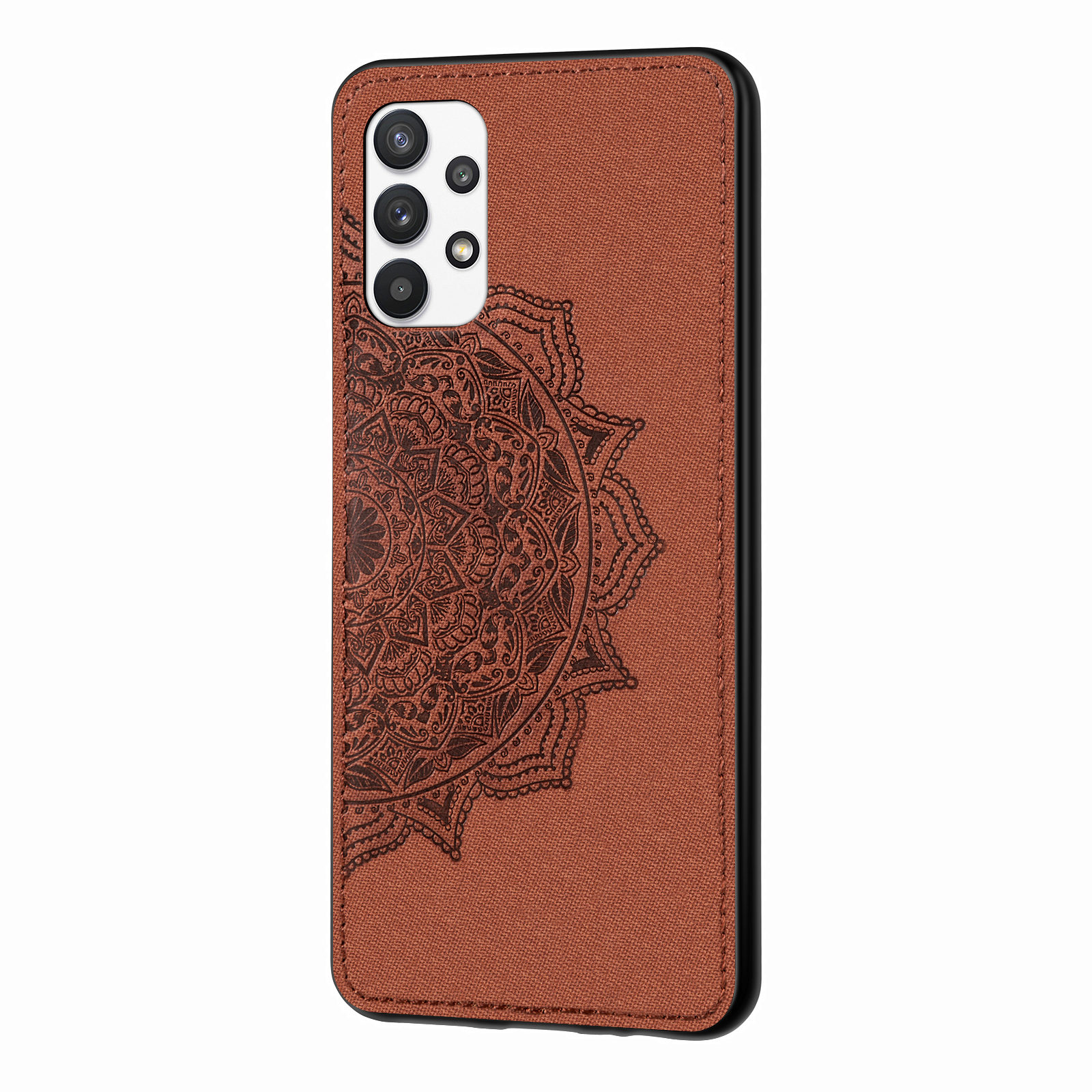 Imprint Mandala Flower Leather Coated PC + TPU Phone Case for Samsung Galaxy A32 5G - Brown, Galaxy A32 5G
Imprint Mandala Flower Leather Coated PC + TPU Phone Case for Samsung Galaxy A32 5G - Brown, Galaxy A32 5G