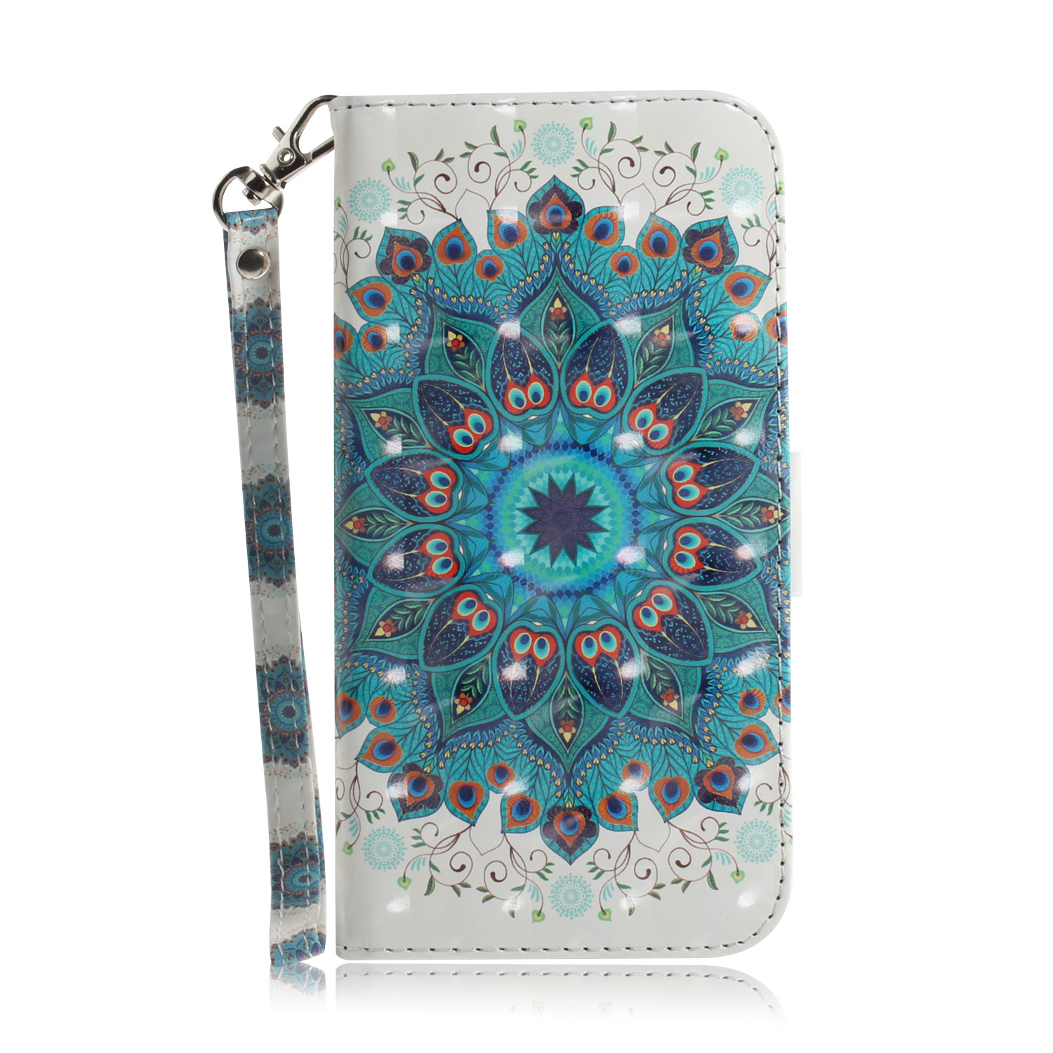 3D Pattern Printing PU Leather Wallet Stand Full-Protection Phone Shell Case for Samsung Galaxy A72 4G/5G - Mandala, Galaxy A72 5G
3D Pattern Printing PU Leather Wallet Stand Full-Protection Phone Shell Case for Samsung Galaxy A72 4G/5G - Mandala, Galaxy A72 5G