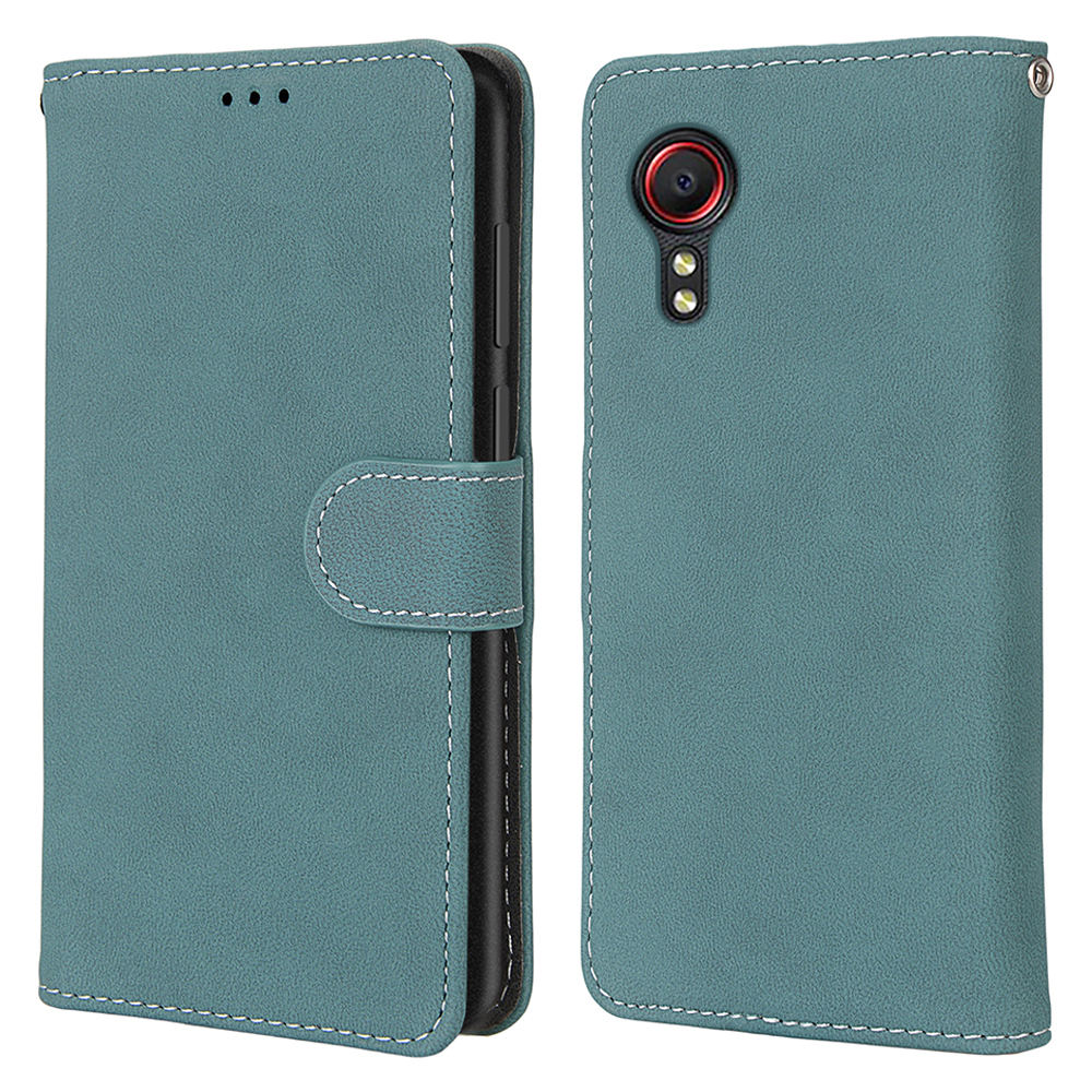 Leather Retro Matte with 3 Card Slots Shell for Samsung Galaxy Xcover 5 - Blue, Galaxy Xcover 5
Leather Retro Matte with 3 Card Slots Shell for Samsung Galaxy Xcover 5 - Blue, Galaxy Xcover 5
