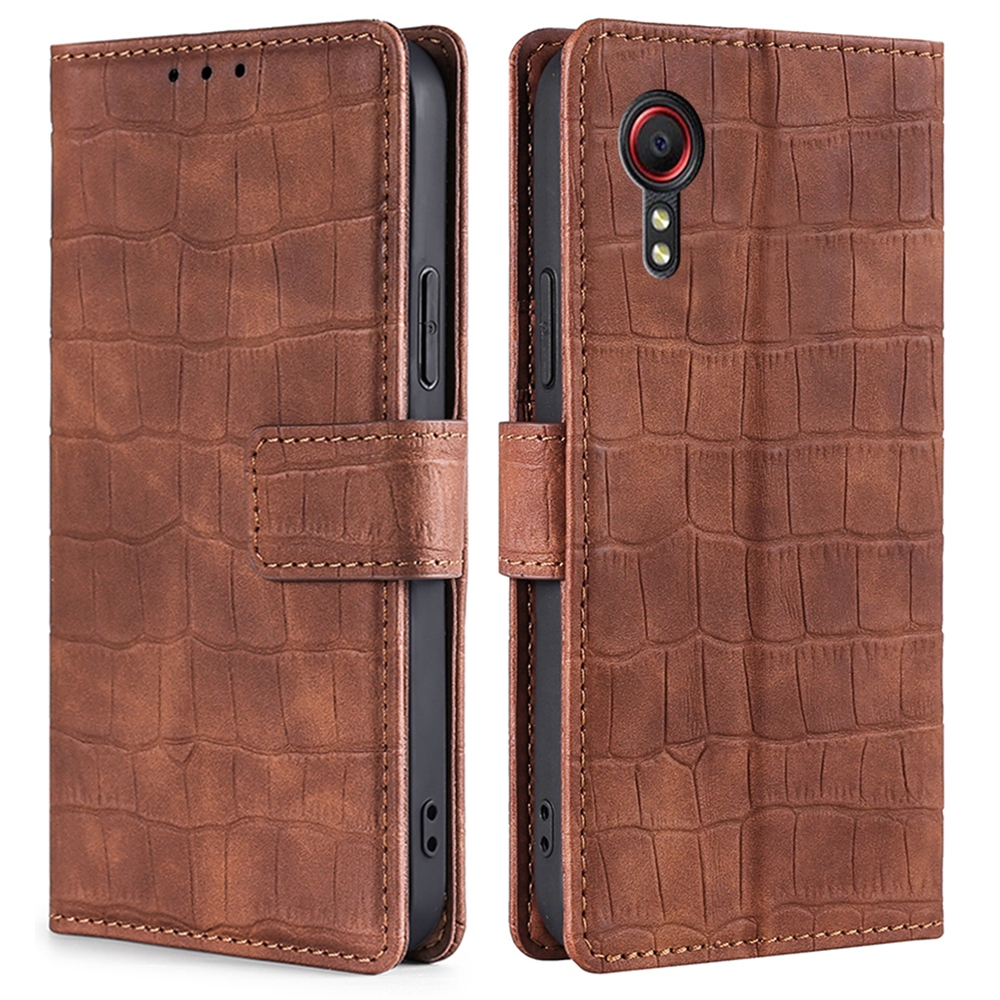 Full Protection Crocodile Surface PU Leather Phone Case Wallet Stand Shell for Samsung Galaxy Xcover 5 - Brown, Samsung Galaxy Xcover 5
Full Protection Crocodile Surface PU Leather Phone Case Wallet Stand Shell for Samsung Galaxy Xcover 5 - Brown, Samsung Galaxy Xcover 5